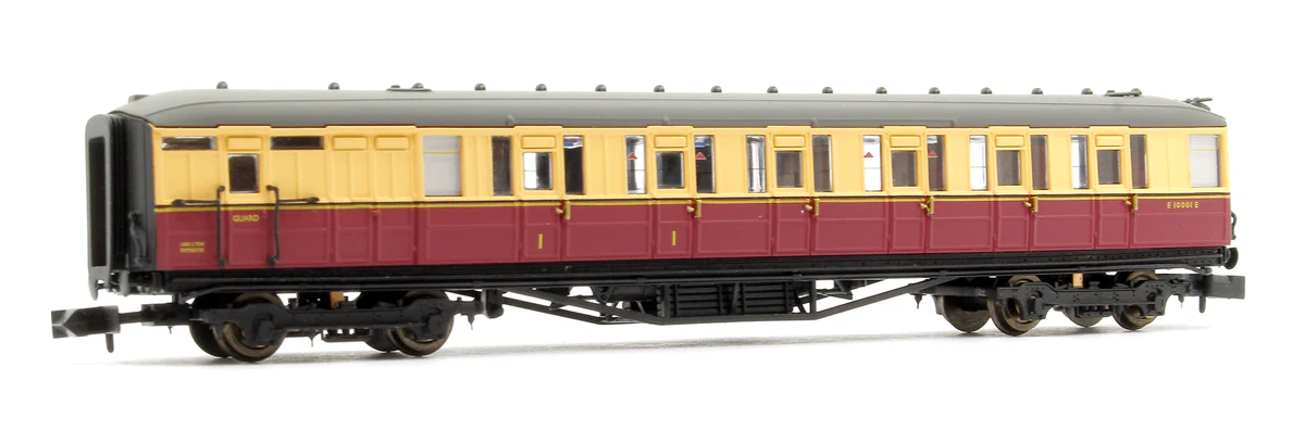 2P-011-254 Gresley BR Carmine & Cream Brake Composite E10001E