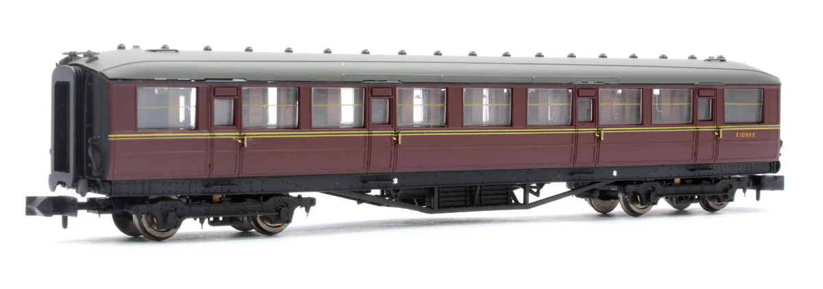 2P-011-076 Gresley BR Maroon 2nd Class E12105E - Image 3