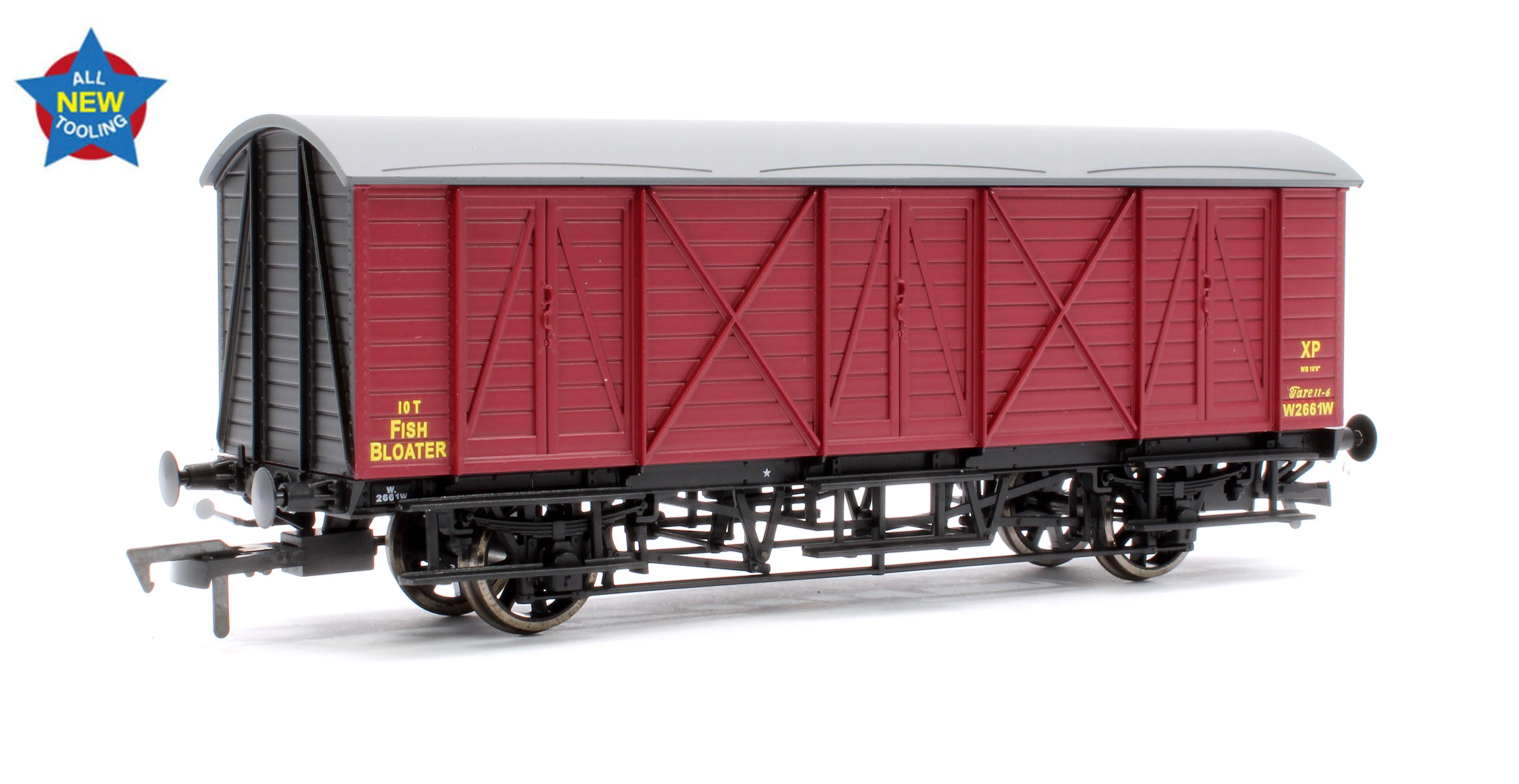 E87061 GWR 10T 'Bloater' Fish Van BR Crimson No. W2661W