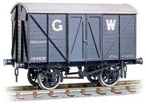 PS606 GWR 10ton Ventilated Box Van Kit W-606