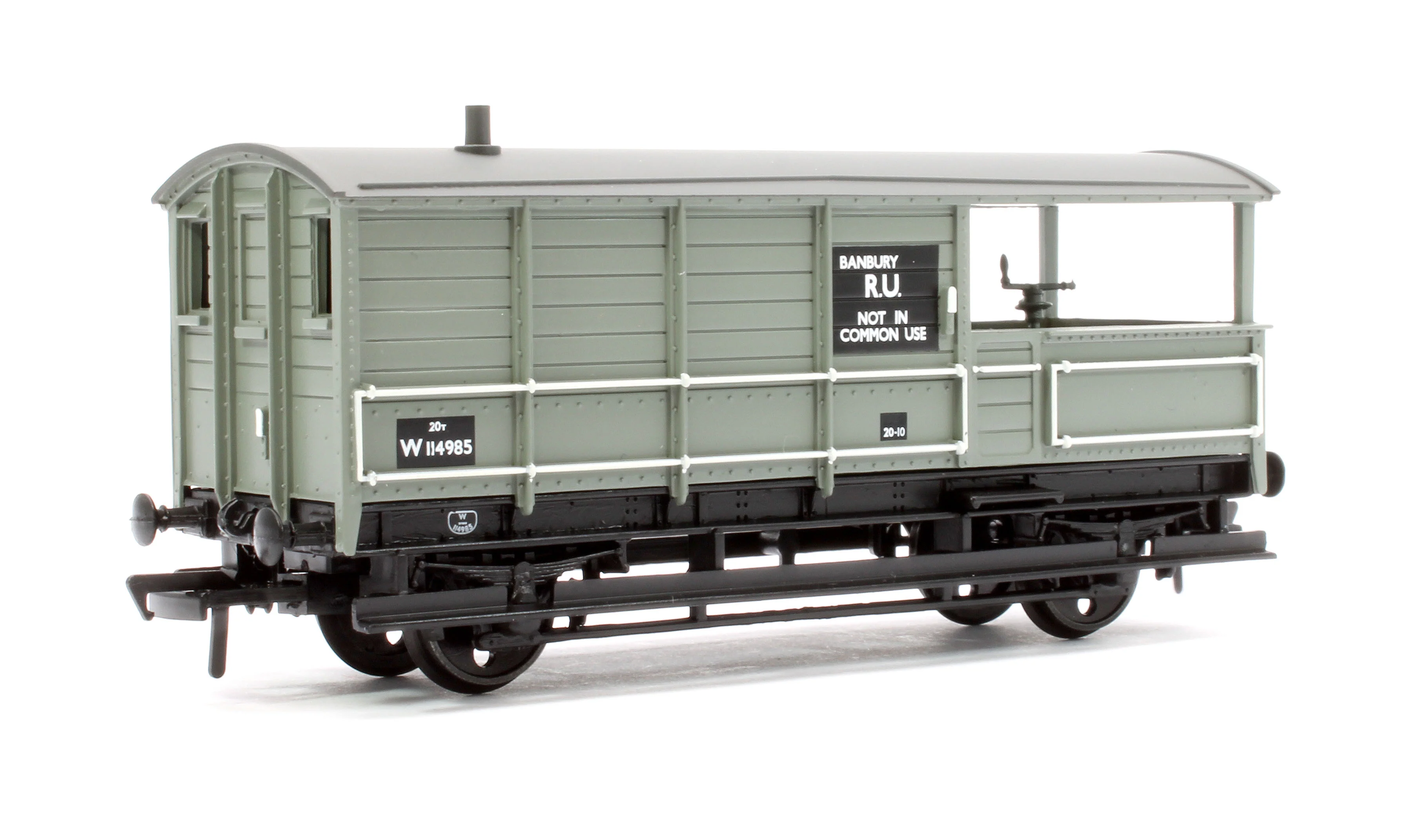 33-306E GWR 20T 'Toad' Brake Van BR Grey (Early) W114985