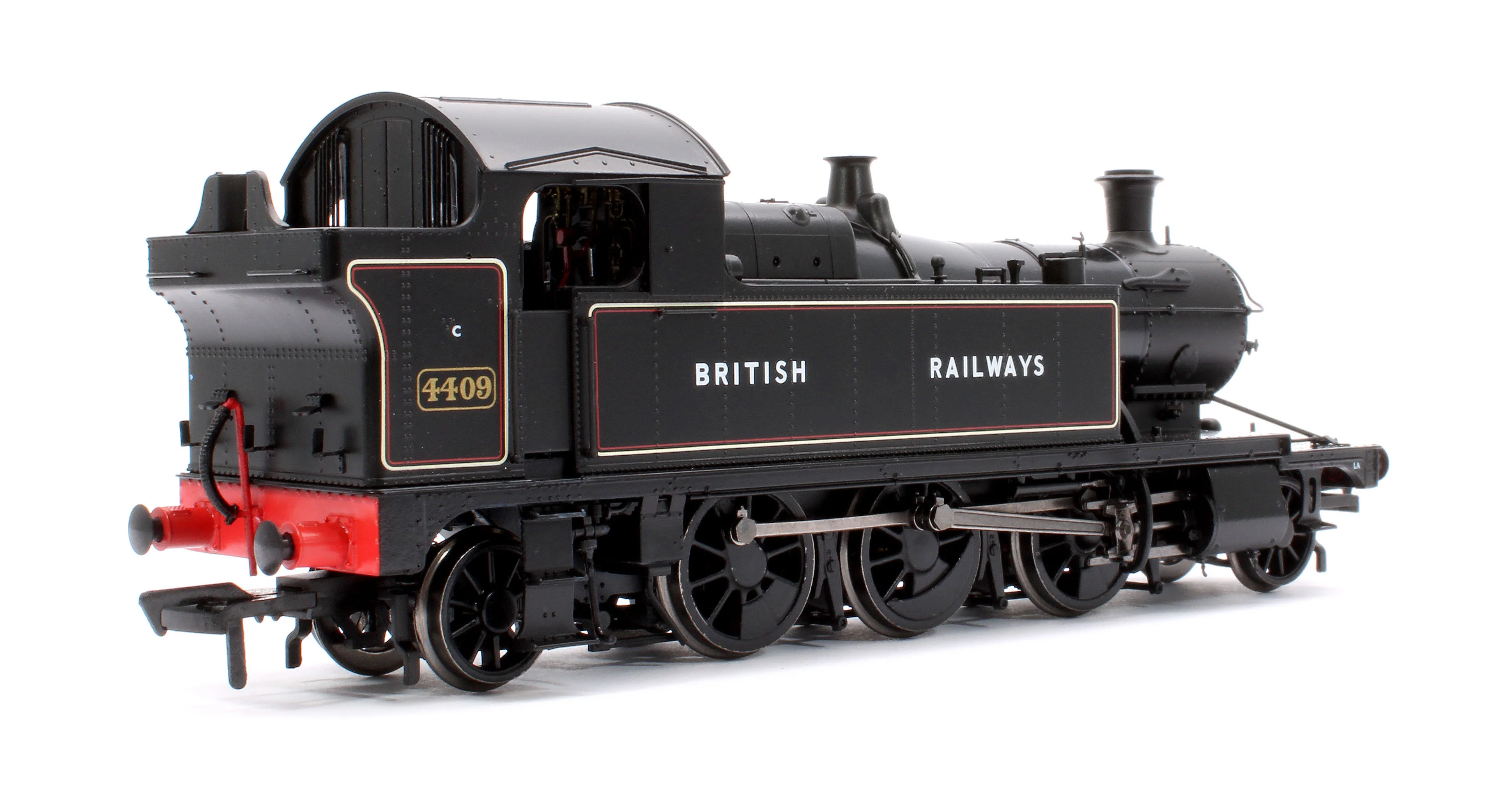 951006 GWR 44XX ‘Small Prairie’ British Railways (sans serif) Lined Black No.4409 2-6-2T Steam Locomotive - Image 3