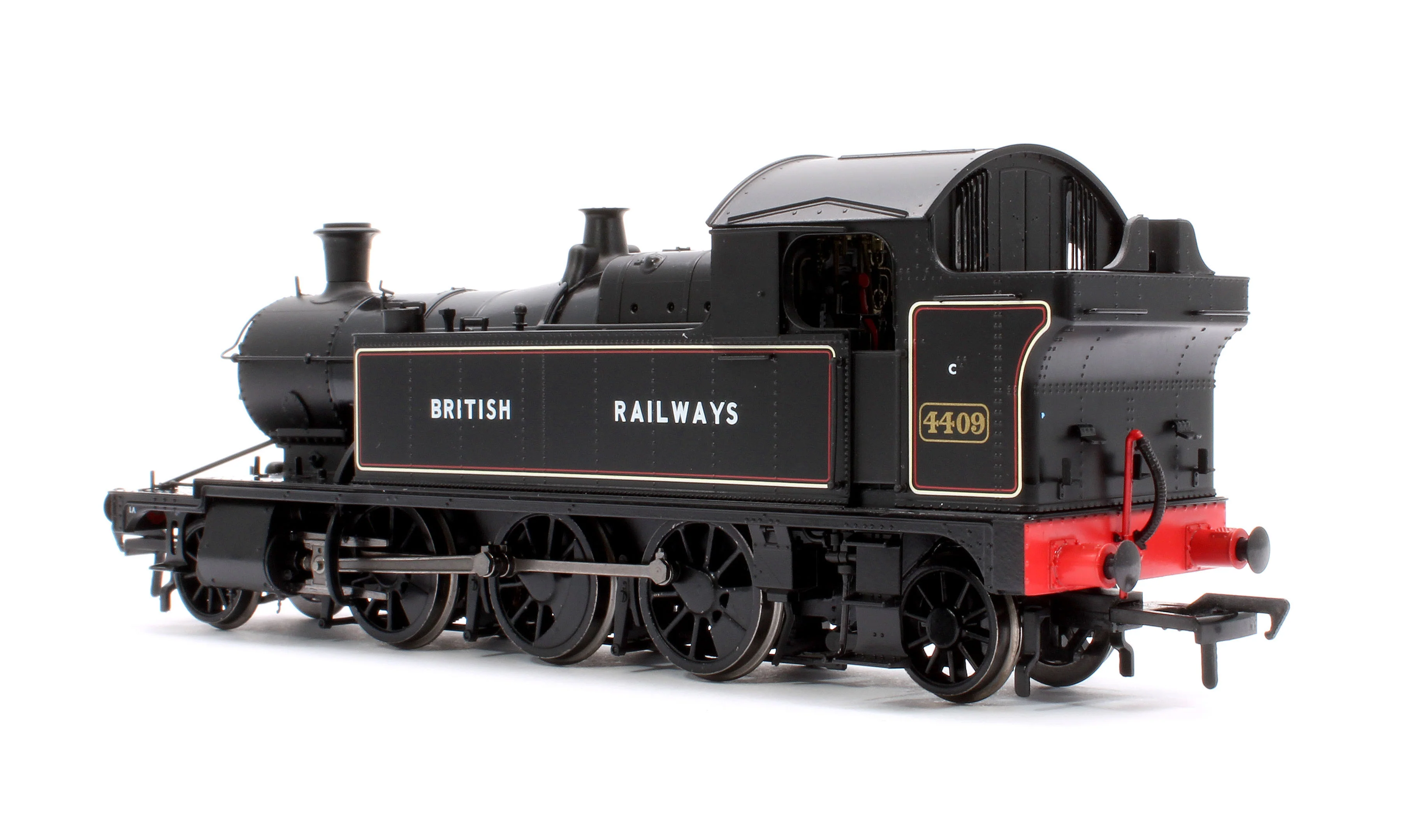 951506 GWR 44XX ‘Small Prairie’ British Railways (sans serif) Lined Black No.4409 2-6-2T Steam Locomotive - DCC Sound - Image 2