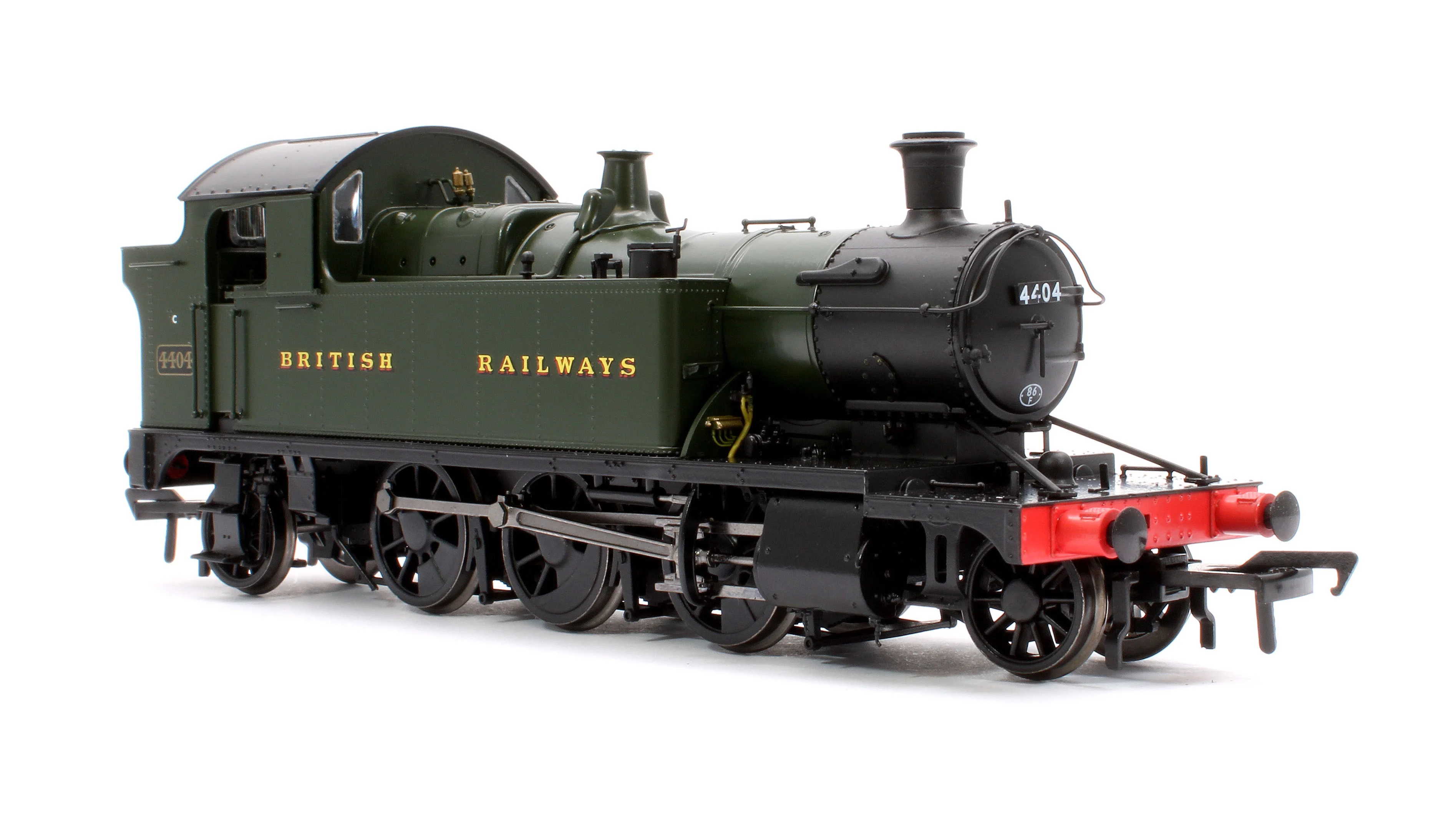 951505 GWR 44XX ‘Small Prairie’ British Railways (serif) Green No.4404 2-6-2T Steam Locomotive - DCC Sound - Image 4