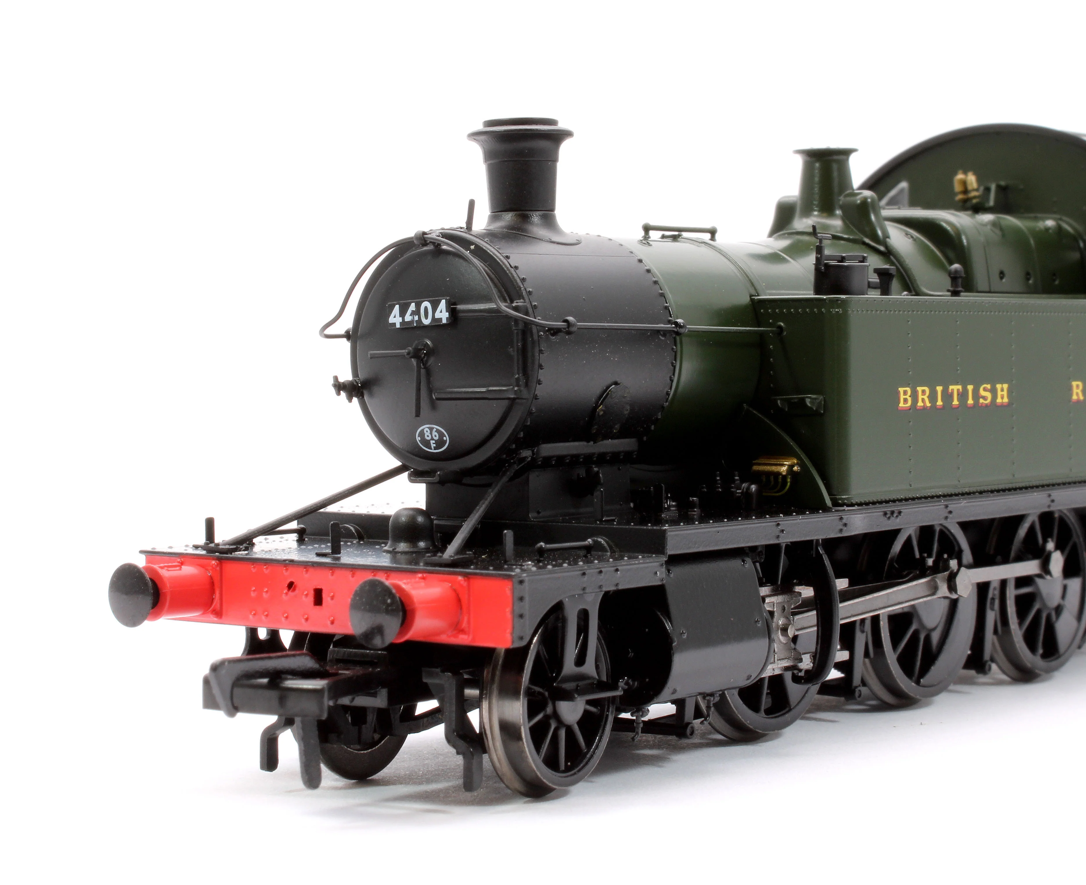 951505 GWR 44XX ‘Small Prairie’ British Railways (serif) Green No.4404 2-6-2T Steam Locomotive - DCC Sound - Image 7