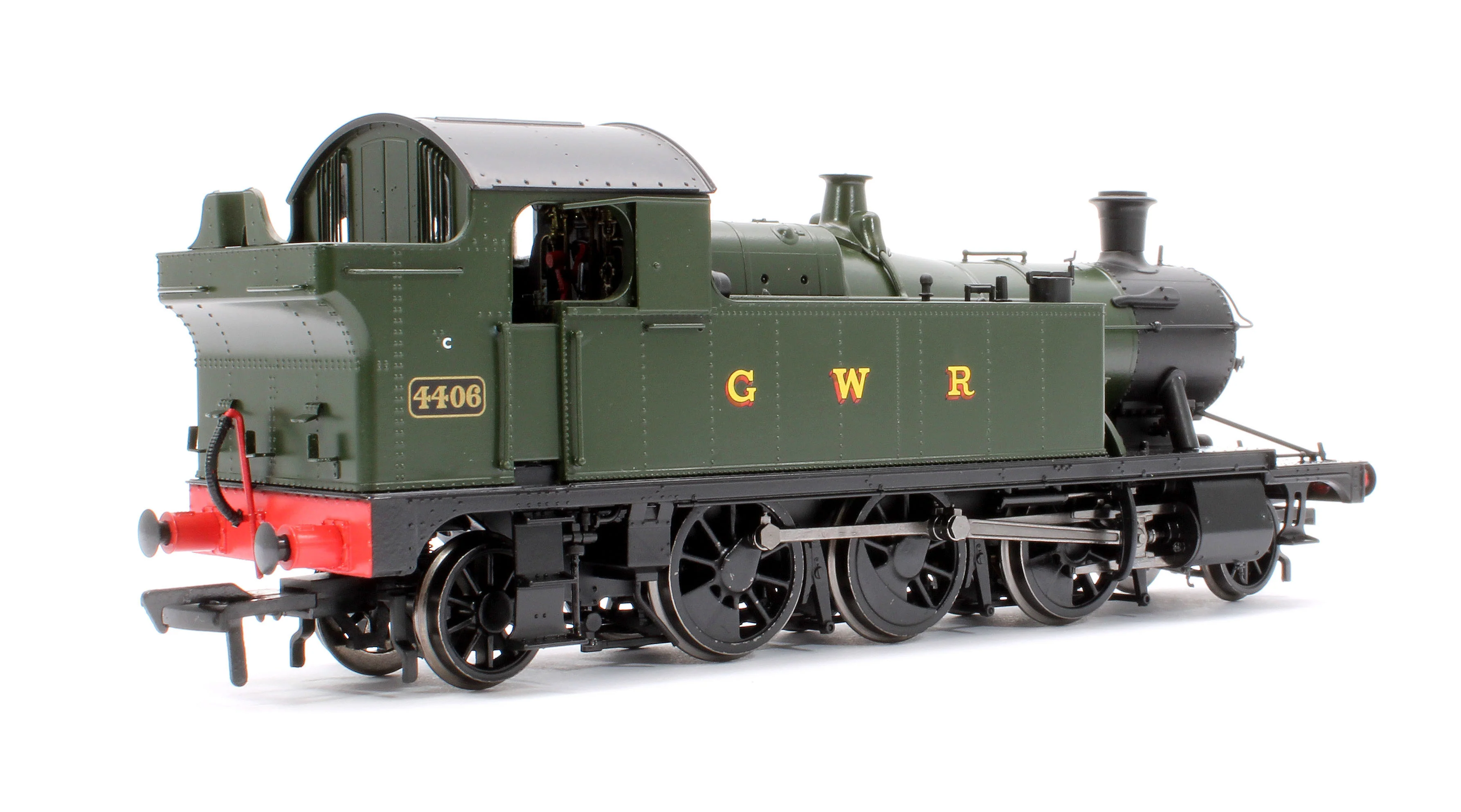 951504 GWR 44XX ‘Small Prairie’ GWR Wartime Green No.4406 2-6-2T Steam Locomotive - DCC Sound - Image 3