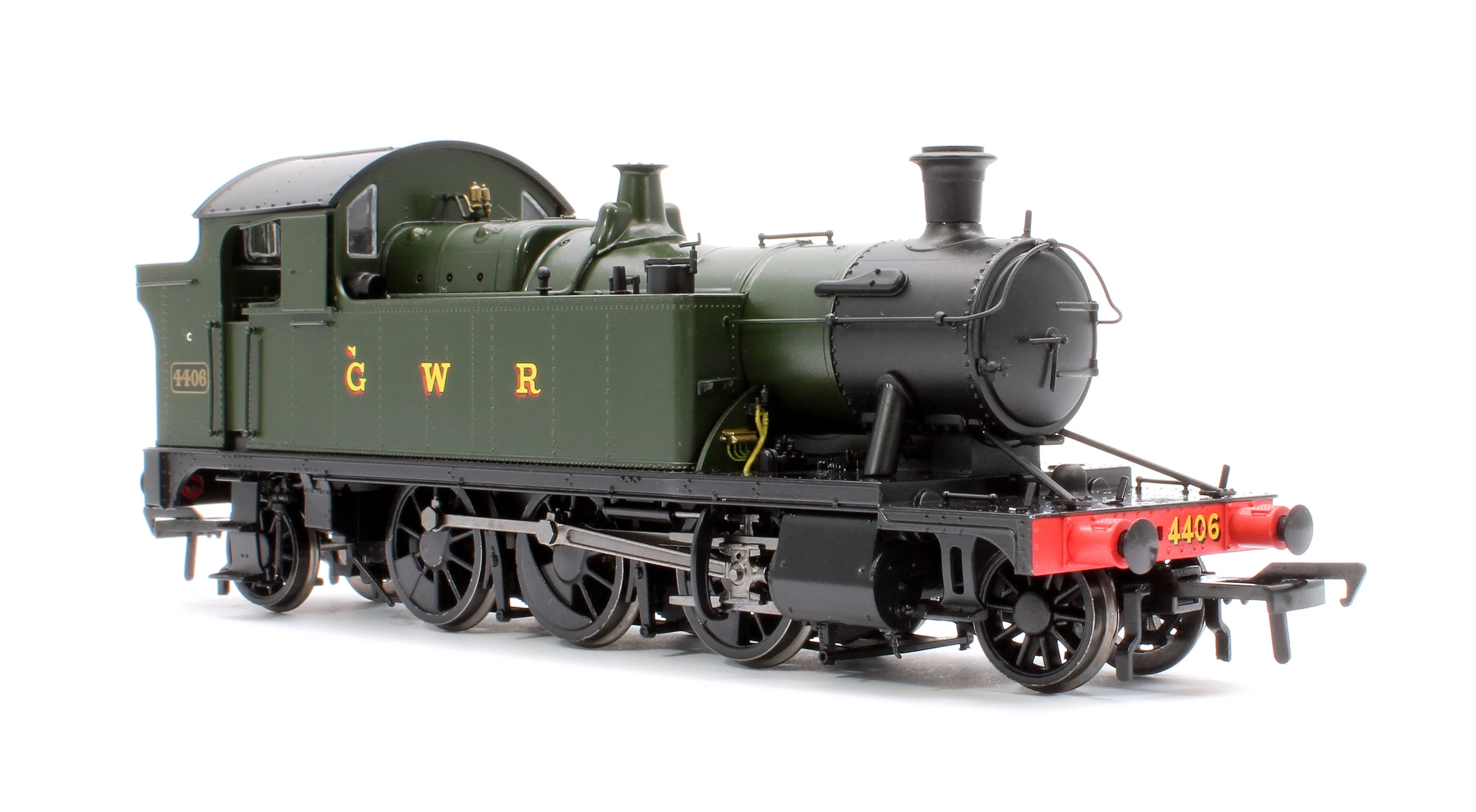 951504 GWR 44XX ‘Small Prairie’ GWR Wartime Green No.4406 2-6-2T Steam Locomotive - DCC Sound - Image 4