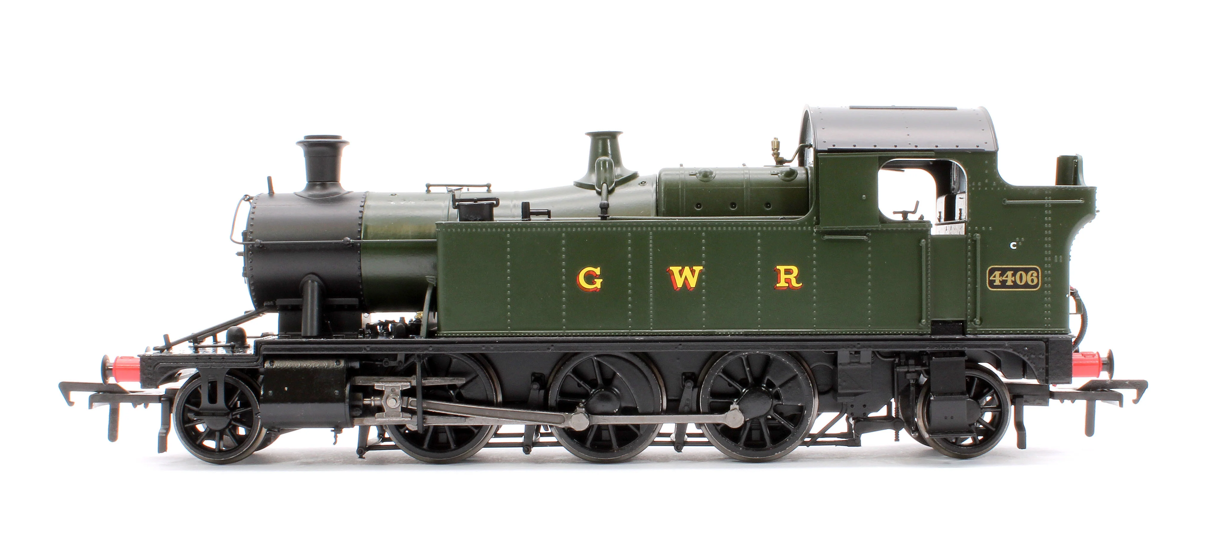 951504 GWR 44XX ‘Small Prairie’ GWR Wartime Green No.4406 2-6-2T Steam Locomotive - DCC Sound - Image 5