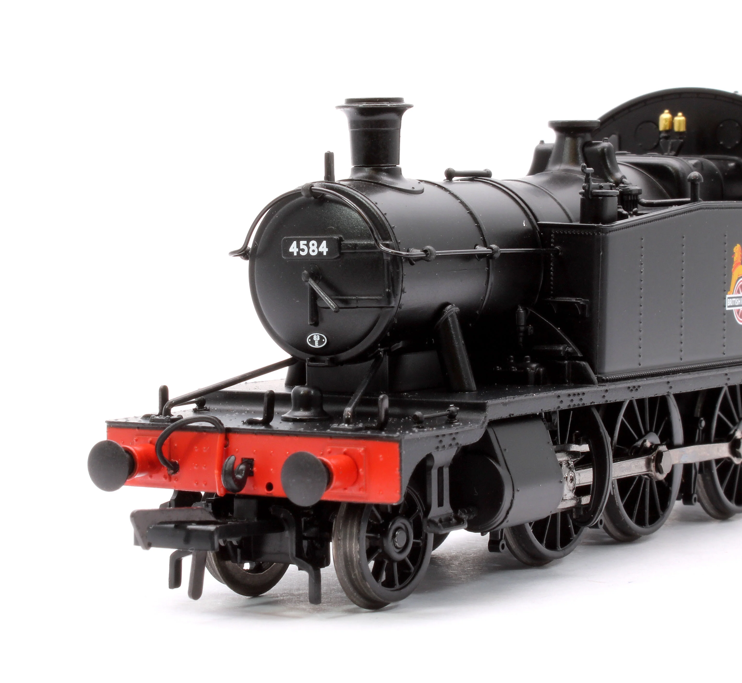 32-137B GWR 4575 Prairie Tank 4584 BR Black (Early Emblem) Steam Locomotive - Image 7