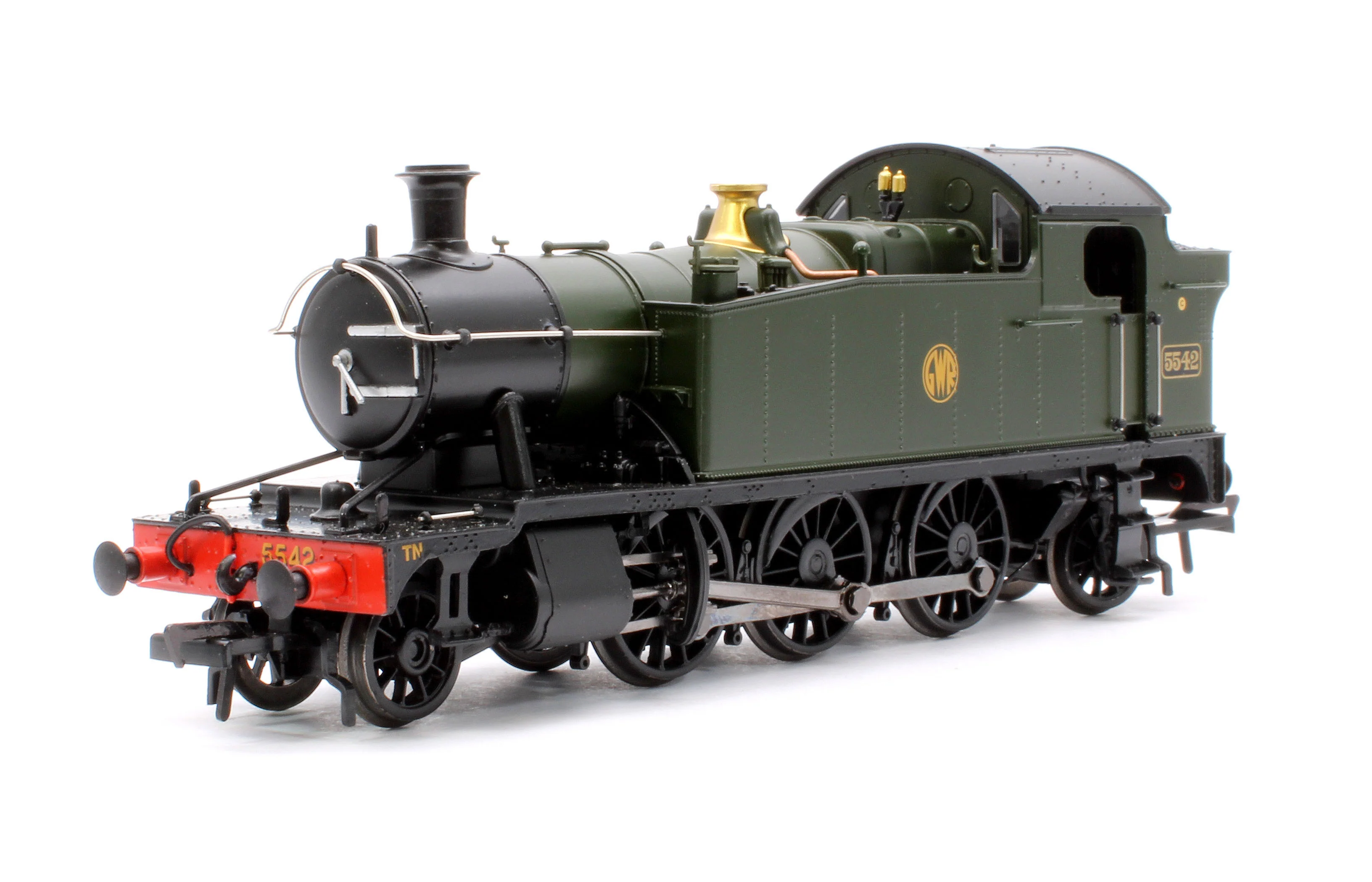 32-141 GWR 4575 Prairie Tank 5542 GWR Green (Shirtbutton) Steam Locomotive