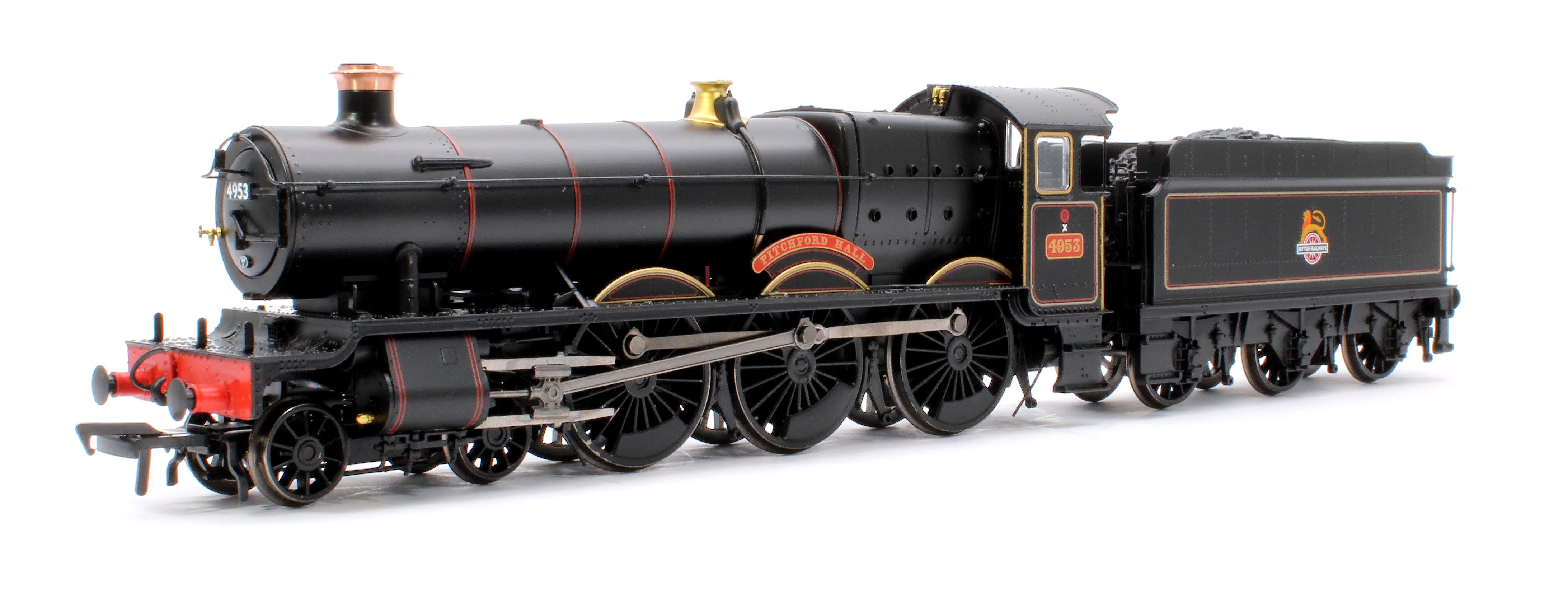 32-002B GWR 49XX 'Hall' 4953 'Pitchford Hall' BR Lined Black (Early Emblem) Steam Locomotive