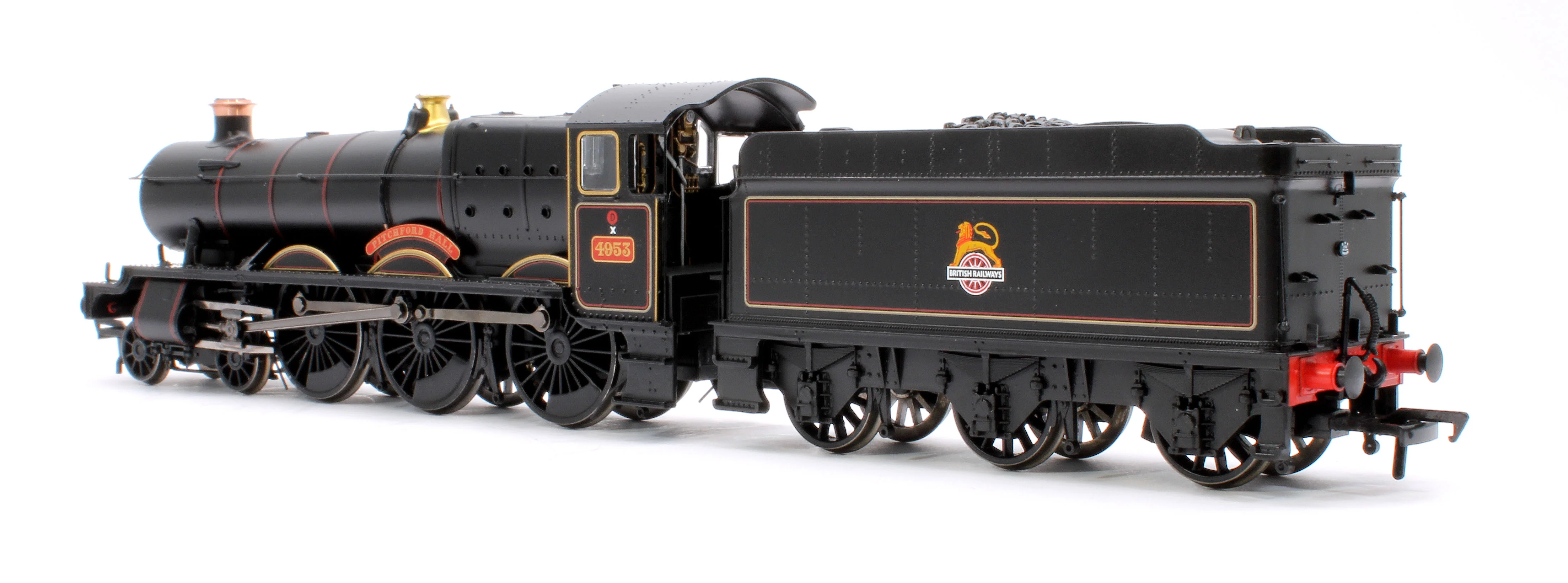 32-002B GWR 49XX 'Hall' 4953 'Pitchford Hall' BR Lined Black (Early Emblem) Steam Locomotive - Image 2
