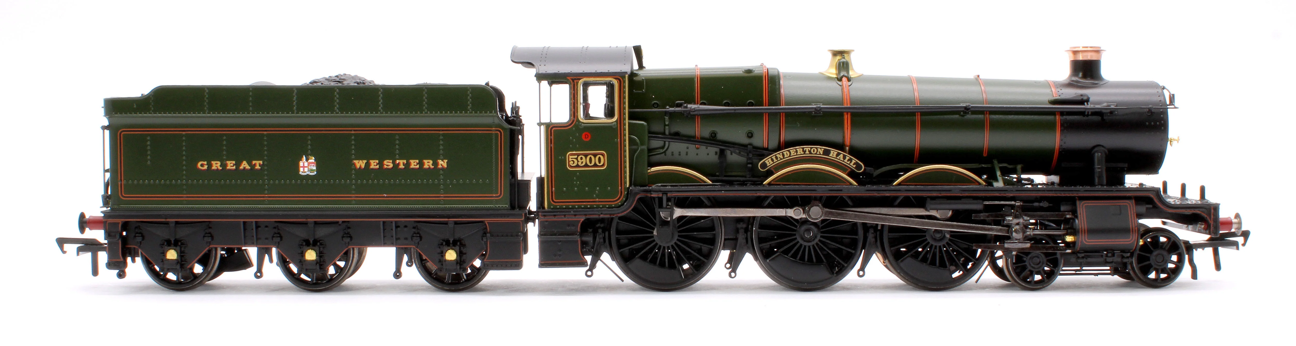 32-004A GWR 49XX 'Hall' 5900 'Hinderton Hall' GWR Lined Green (GW Crest) Steam Locomotive - Image 6