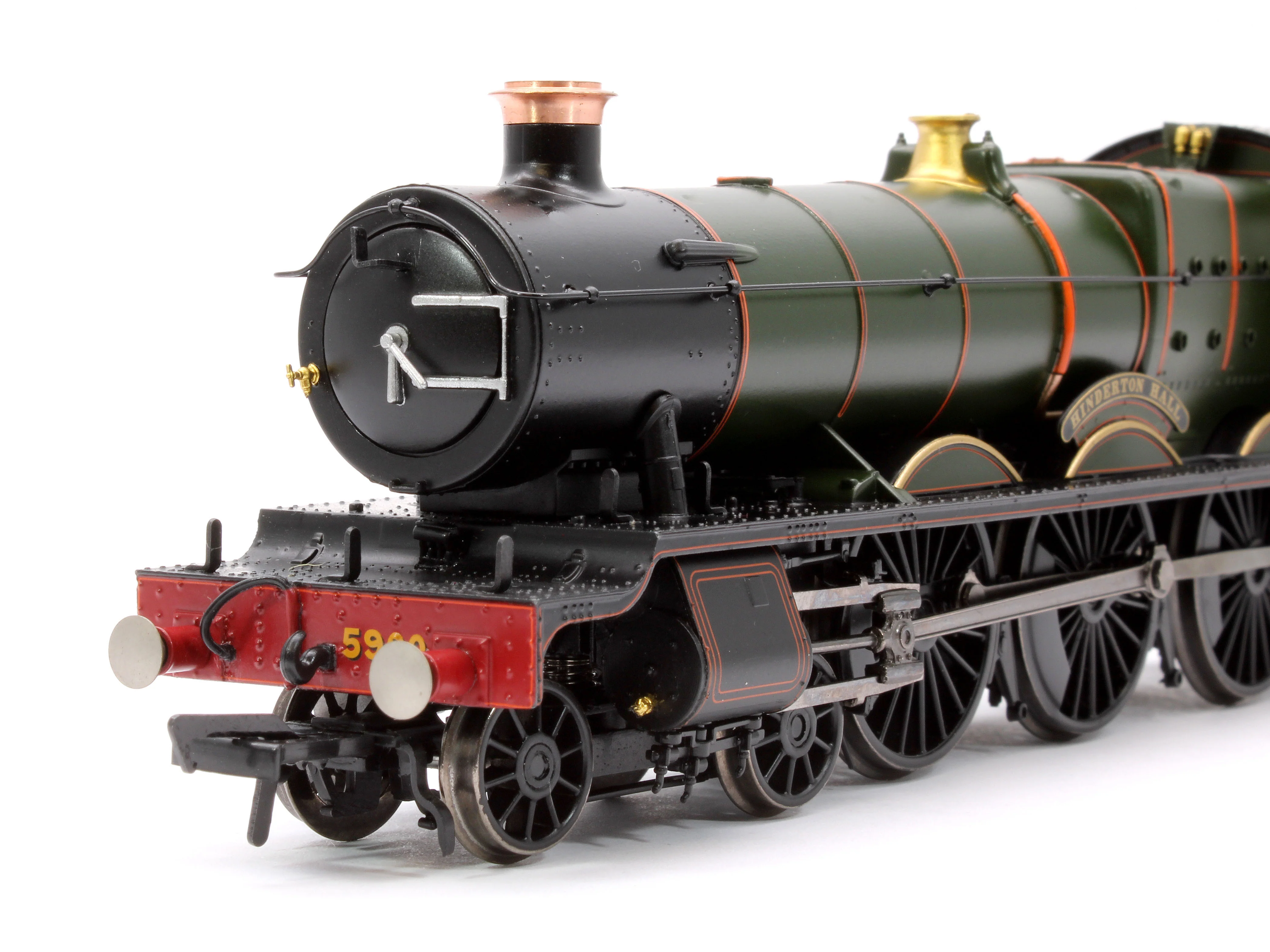 32-004A GWR 49XX 'Hall' 5900 'Hinderton Hall' GWR Lined Green (GW Crest) Steam Locomotive - Image 8