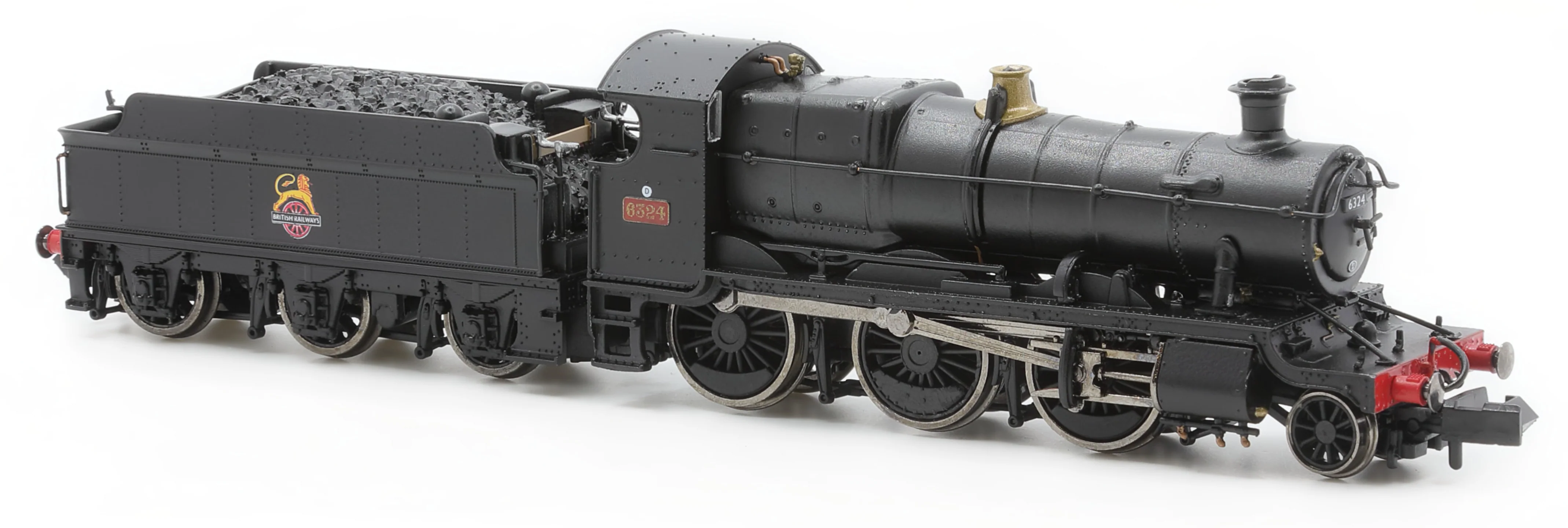 2S-043-004S GWR Churchward Built 63xx 2-6-0 Mogul 6324 BR Black, Early Crest - Sound Fitted - Image 2