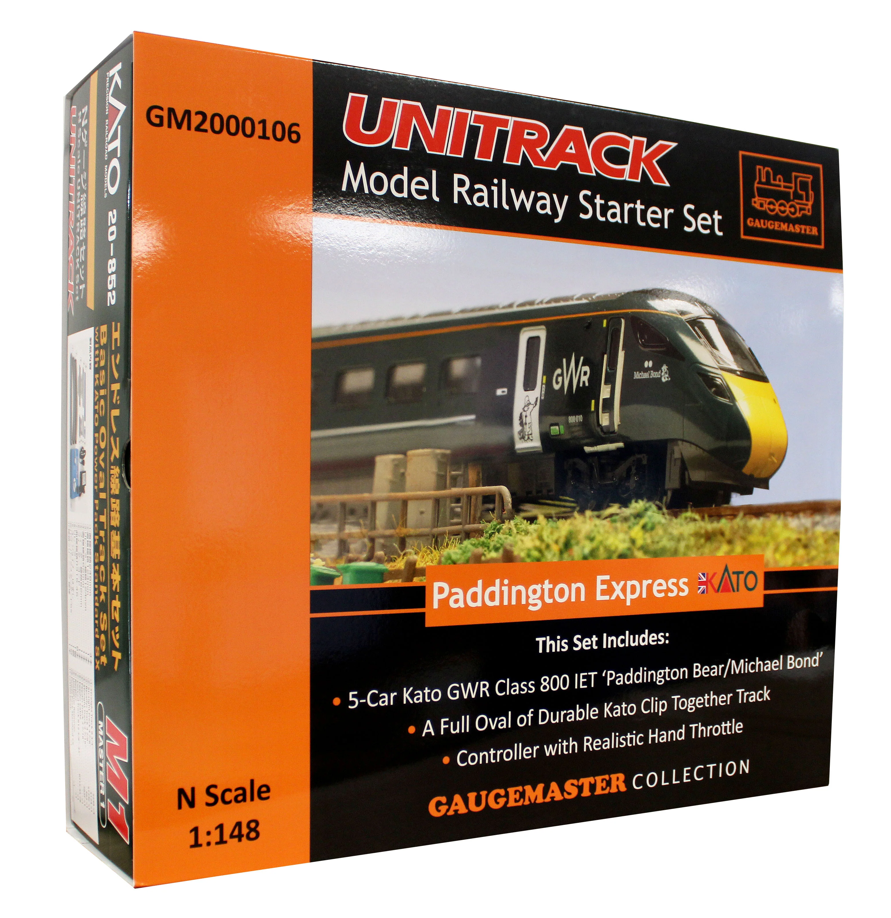GM2000106 GWR Class 800/0 Paddington Bear Premium Train Set - Image 18