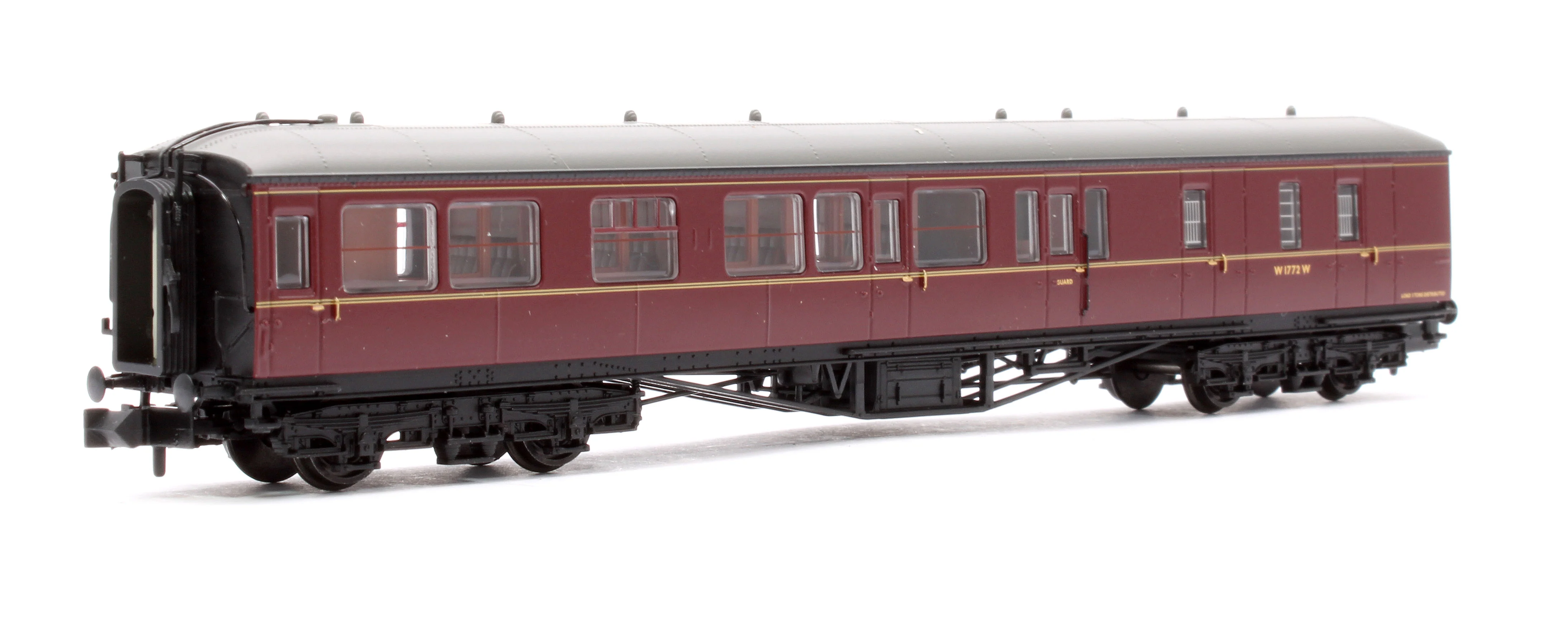374-512B GWR Hawksworth Brake Second Corridor BR Maroon W1772W - Image 3