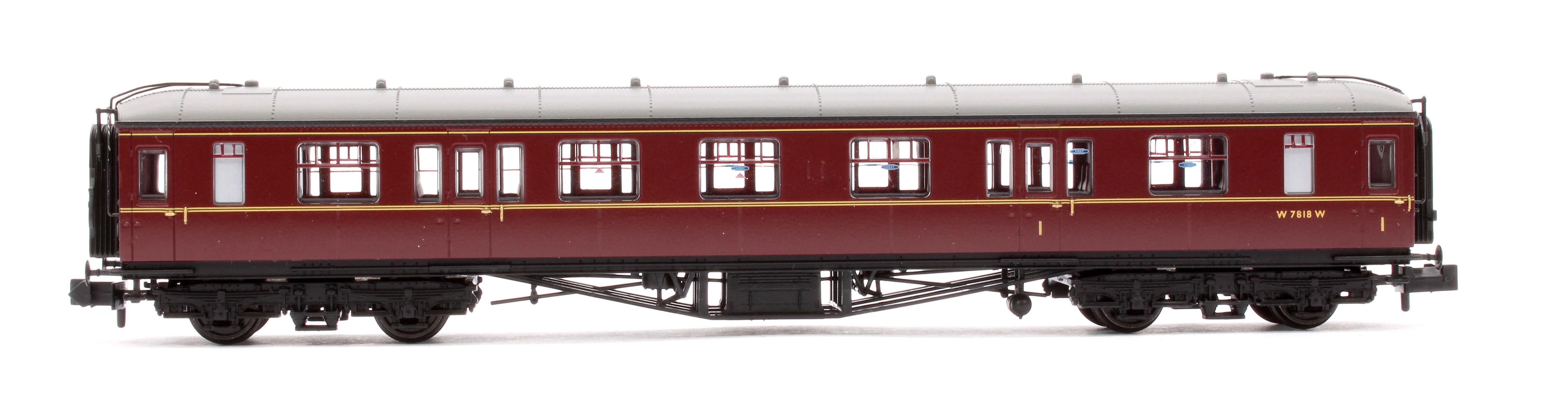 374-562B GWR Hawksworth Composite Corridor BR Maroon W7818W - Image 2