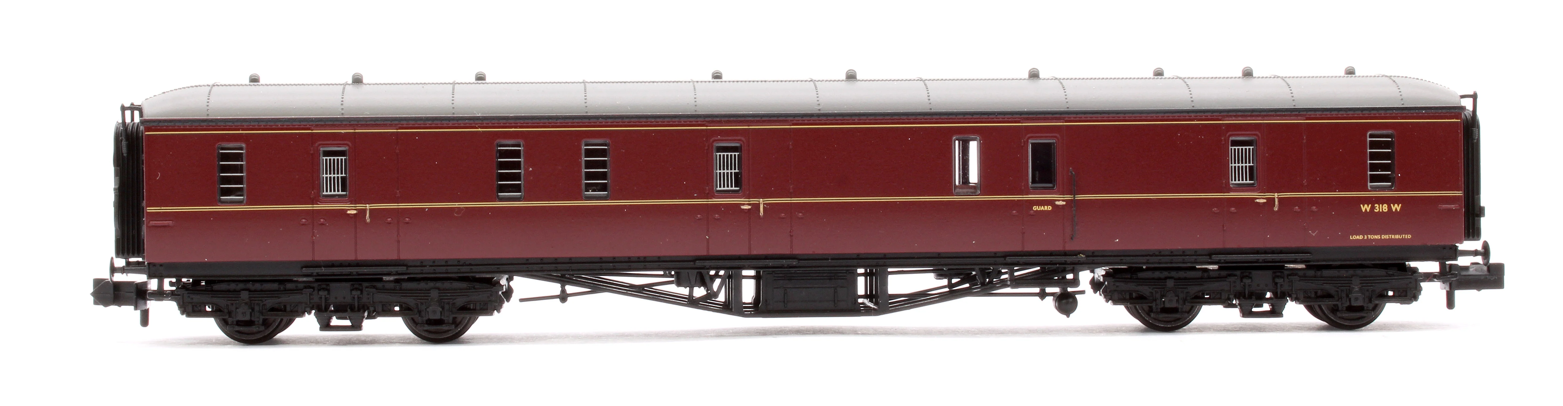 374-586A GWR Hawksworth Full Brake BR Maroon W318W - Image 2