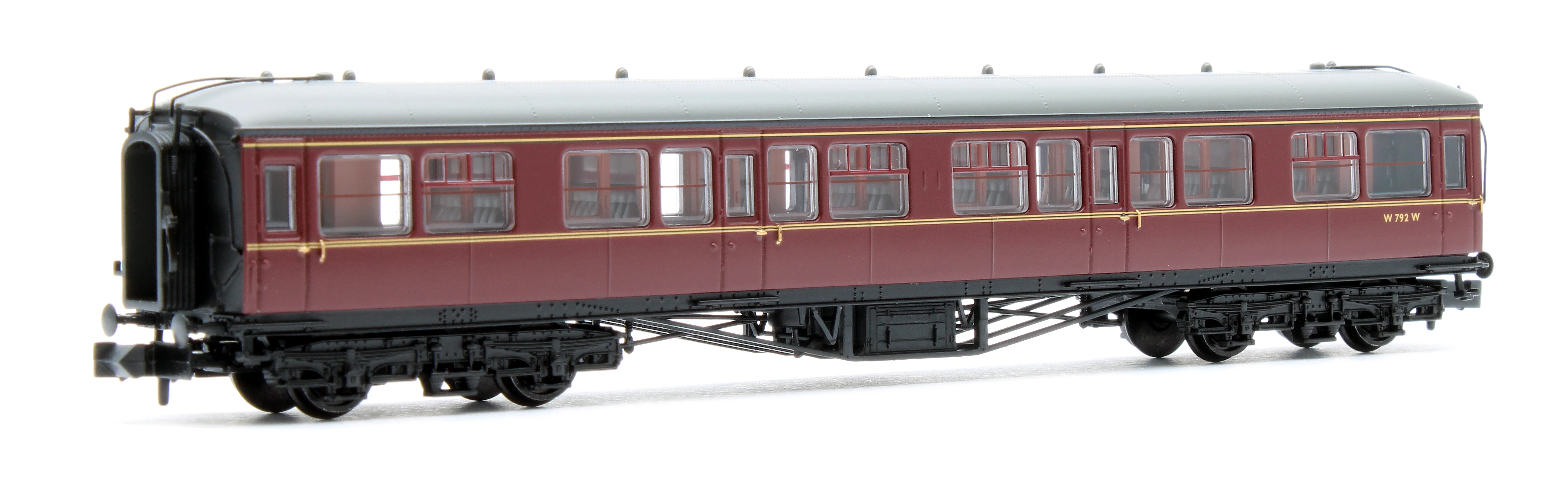 374-537A GWR Hawksworth Second Corridor BR Maroon W792W