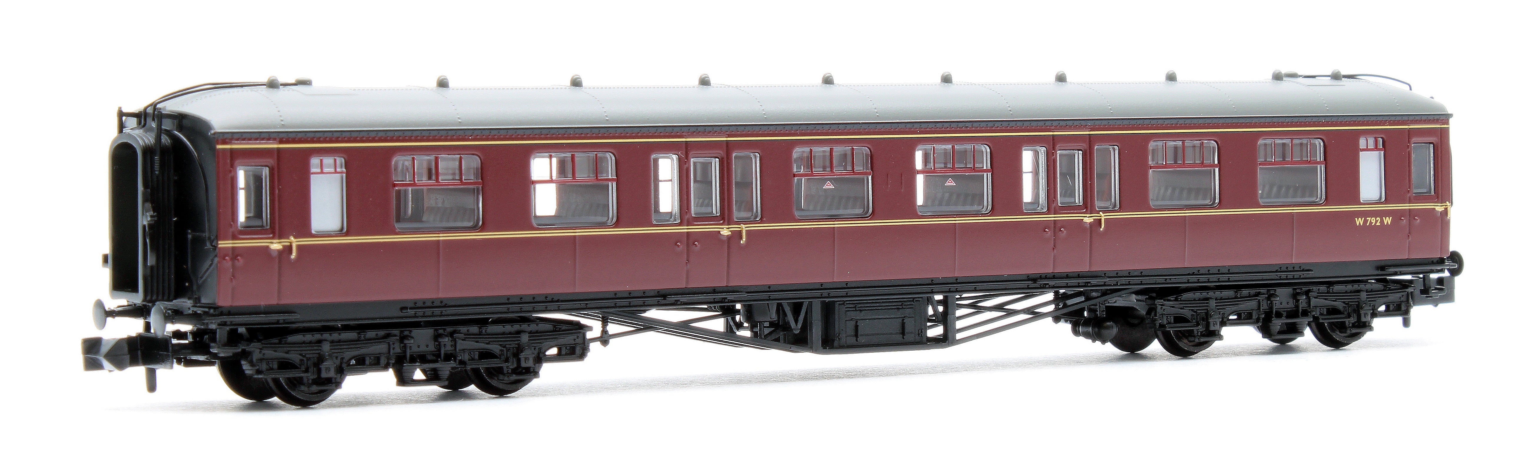 374-537A GWR Hawksworth Second Corridor BR Maroon W792W - Image 2