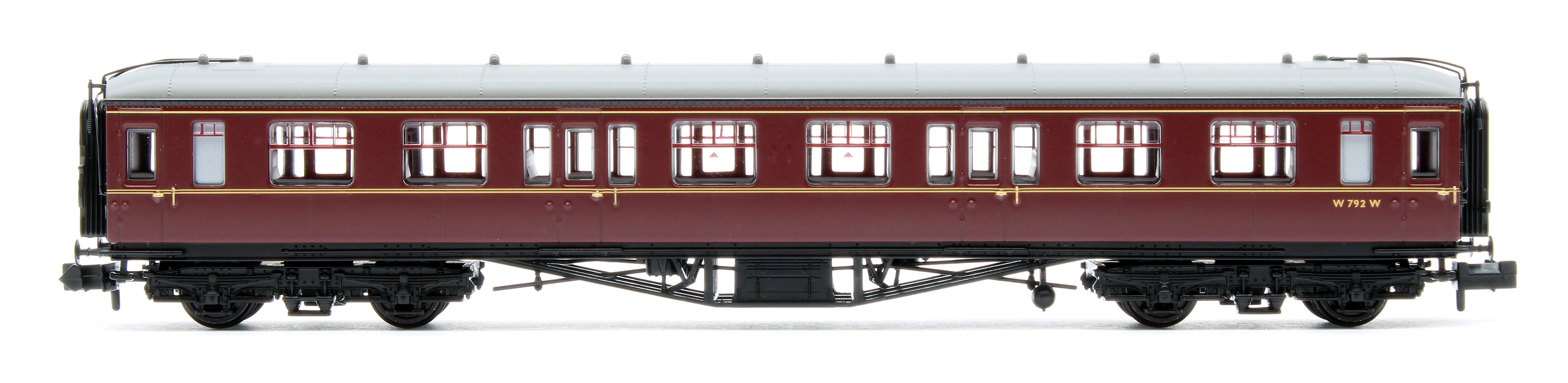 374-537A GWR Hawksworth Second Corridor BR Maroon W792W - Image 3
