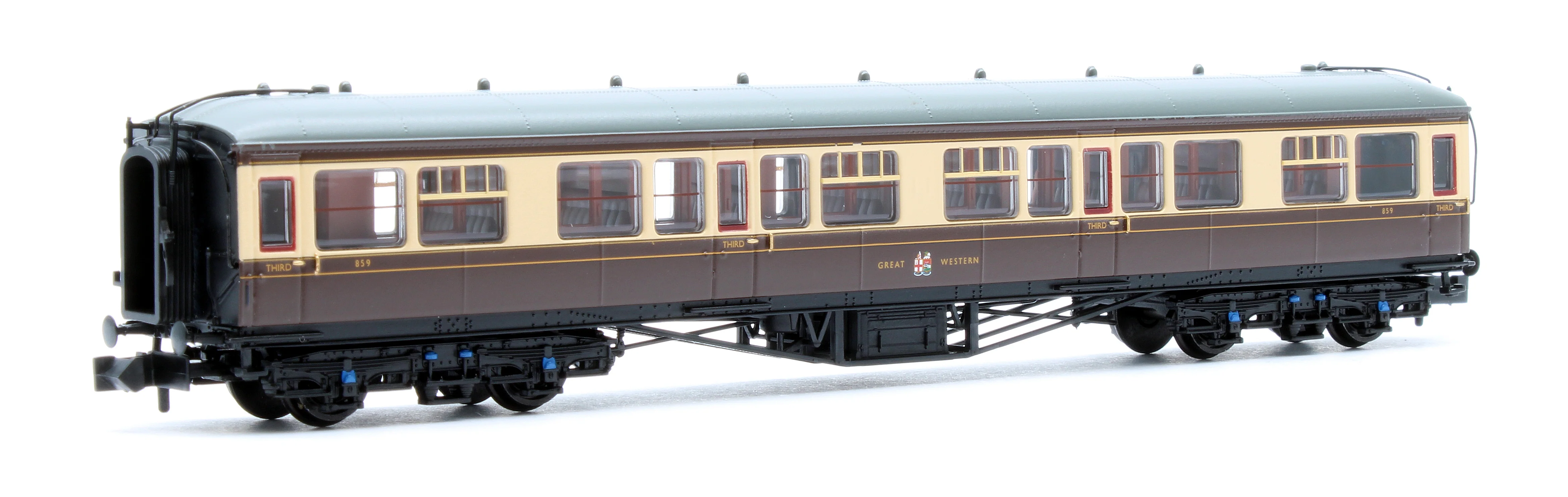 374-536A GWR Hawksworth Third Corridor GWR Chocolate & Cream No.859
