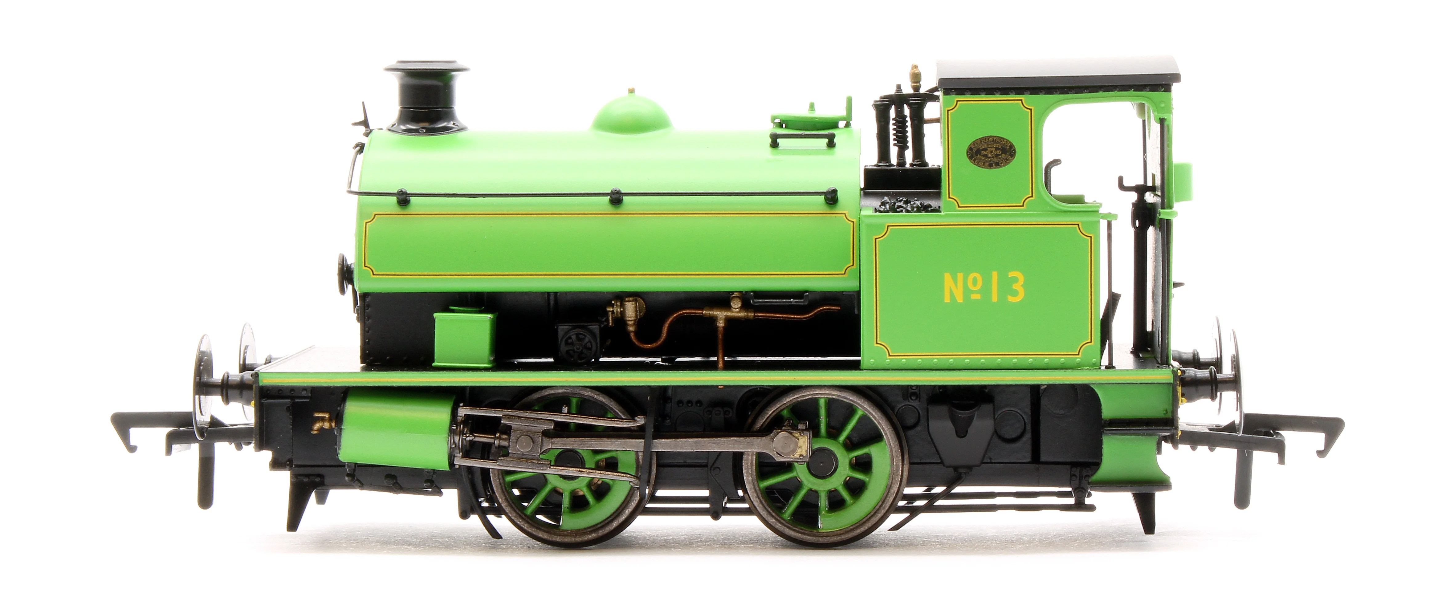 4S-024-008D Hawthorn Leslie 0-4-0 Yellow Chevrons Newcastle Electric Supply 13 - Steam Tank Locomotive - DCC Fitted - Image 5