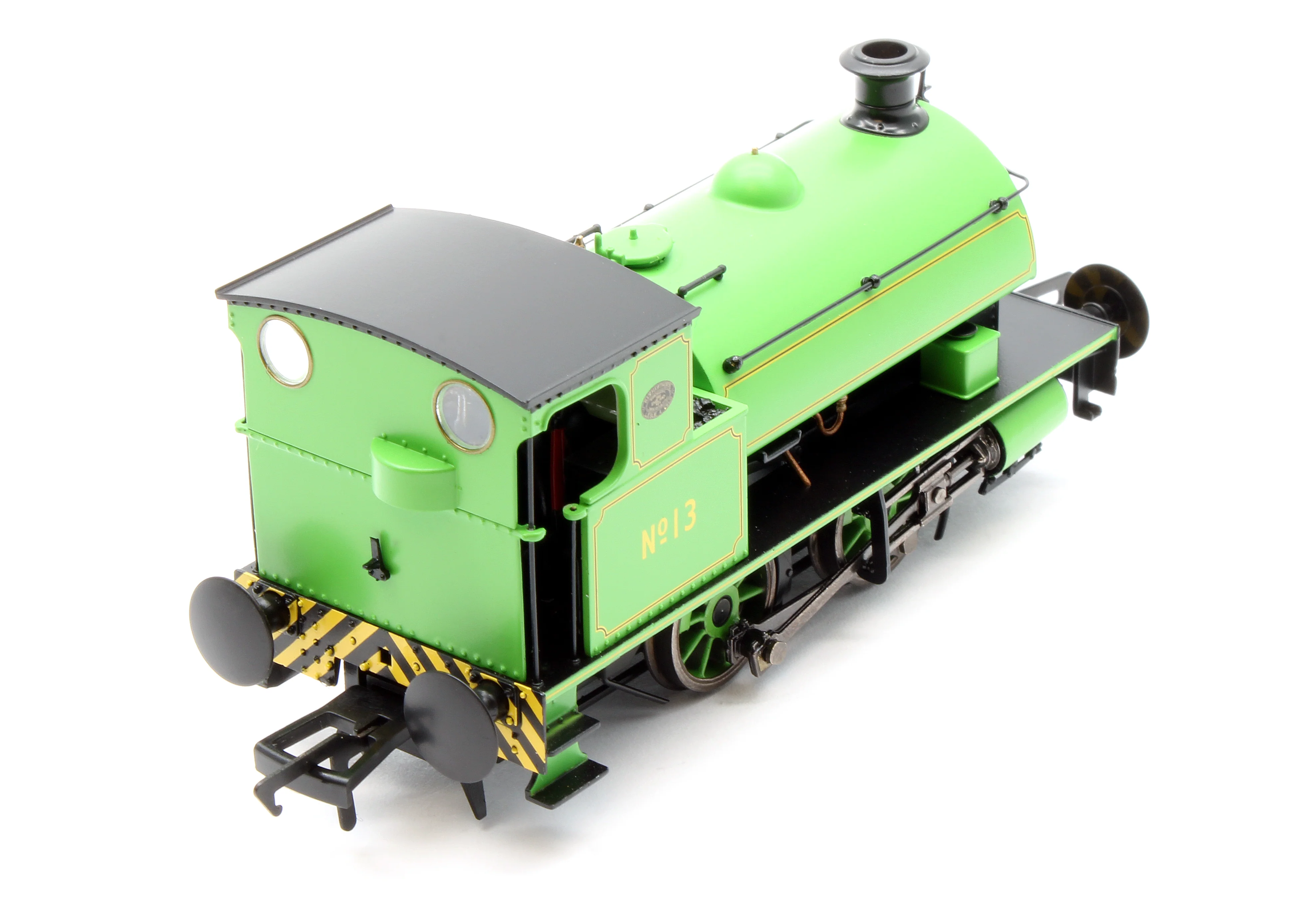 4S-024-008D Hawthorn Leslie 0-4-0 Yellow Chevrons Newcastle Electric Supply 13 - Steam Tank Locomotive - DCC Fitted - Image 8