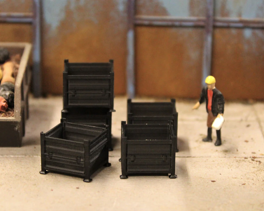 BSBHDSC5 Heavy Duty Stillage Containers - Black (x5)
