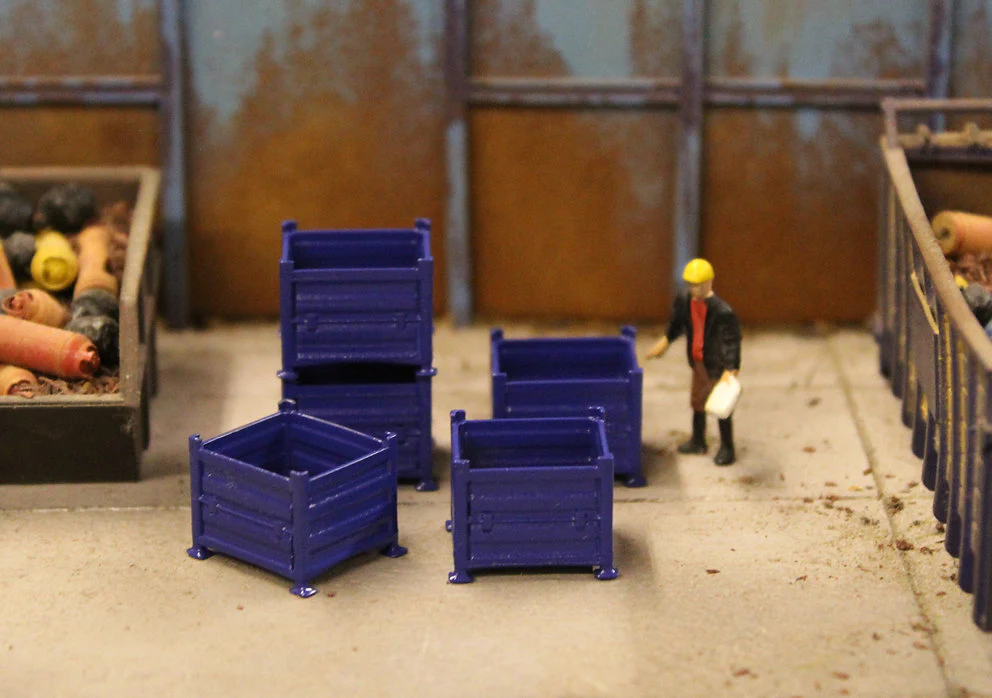 BSBLHDSC5 Heavy Duty Stillage Containers - Blue (x5)