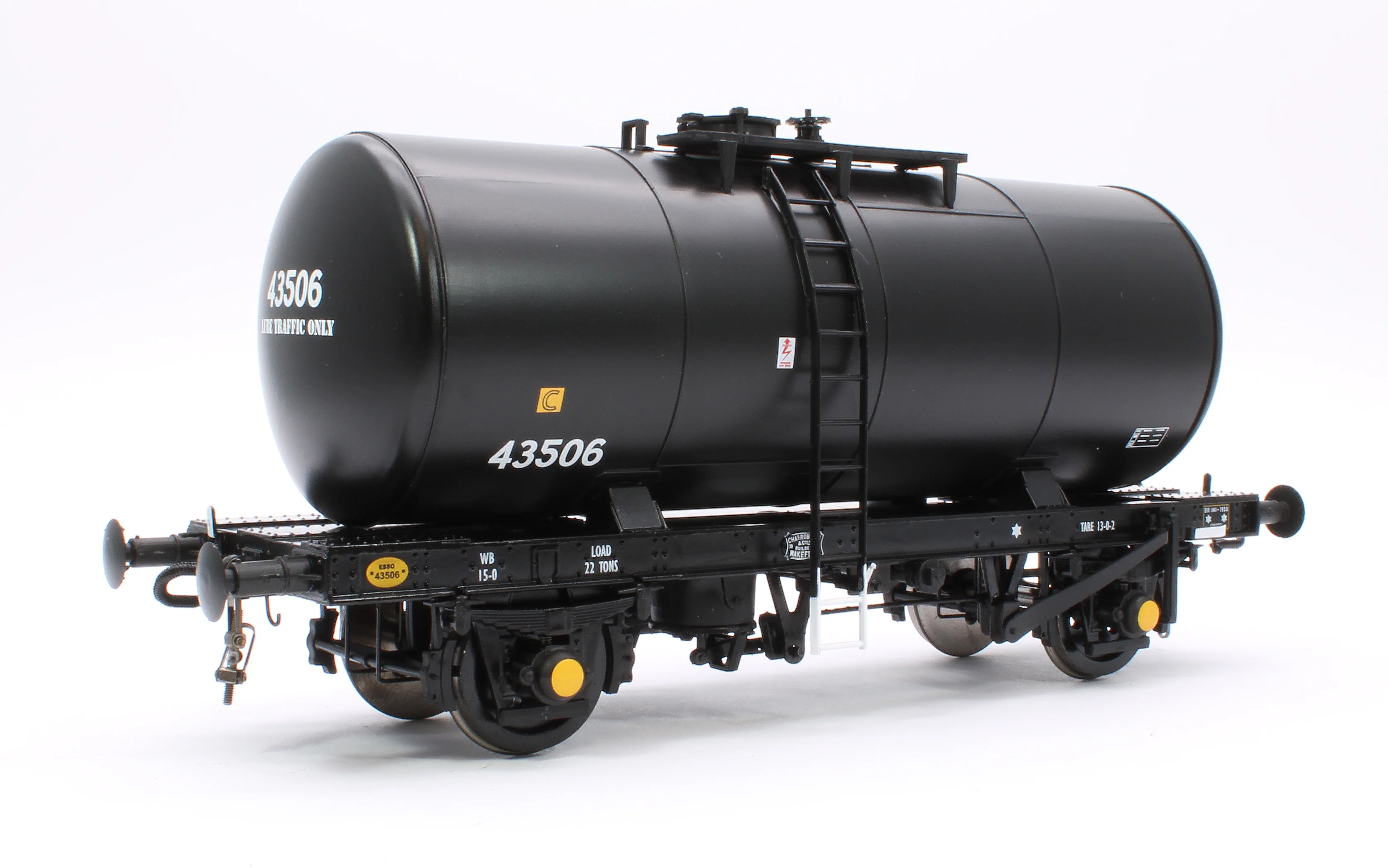 1020 35T 'B' Tank ESSO Black (unbranded) No. 43506