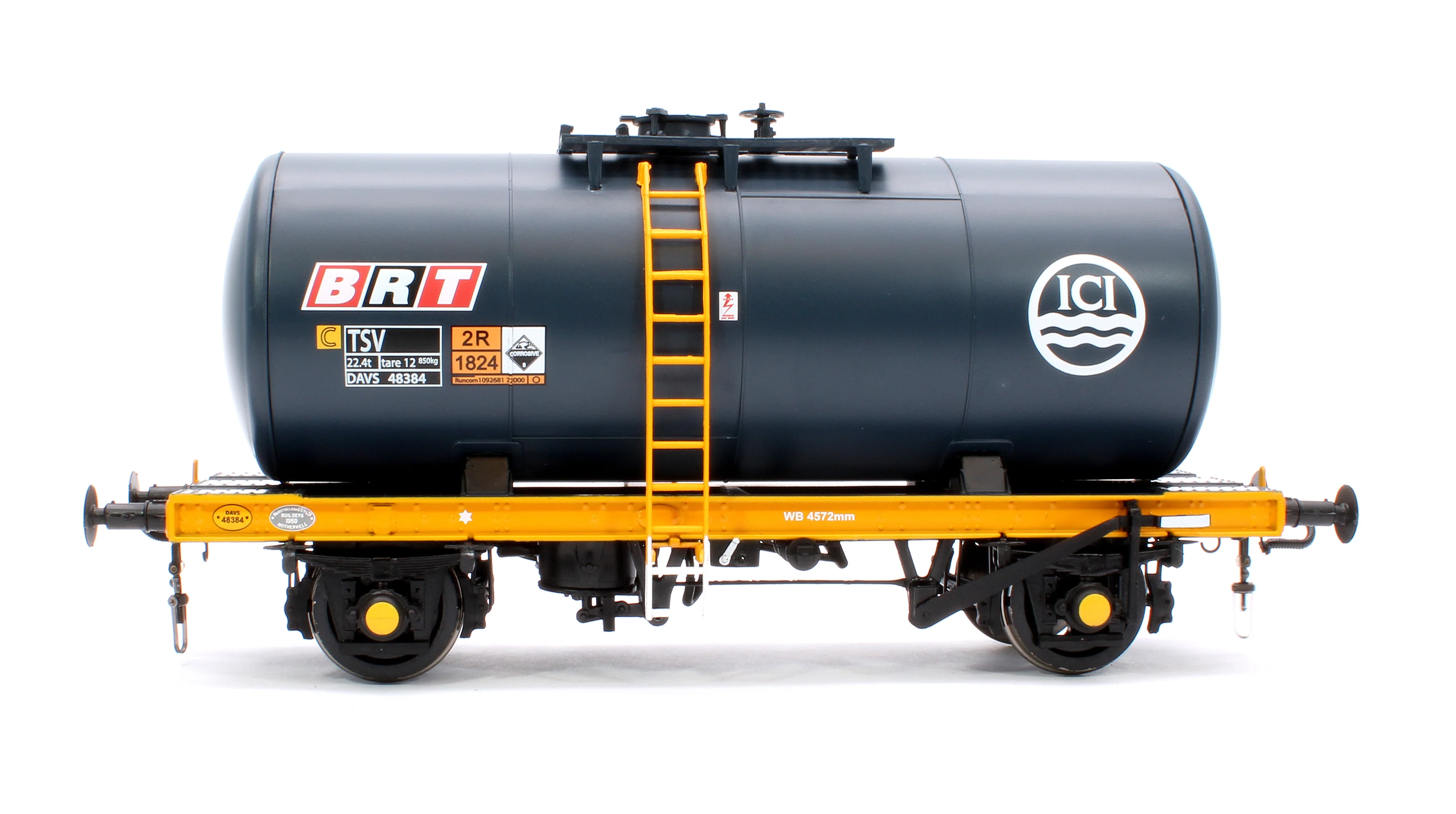 1024 35T 'B' Tank ICI Chemicals Grey/Orange No. 48384 - Image 2