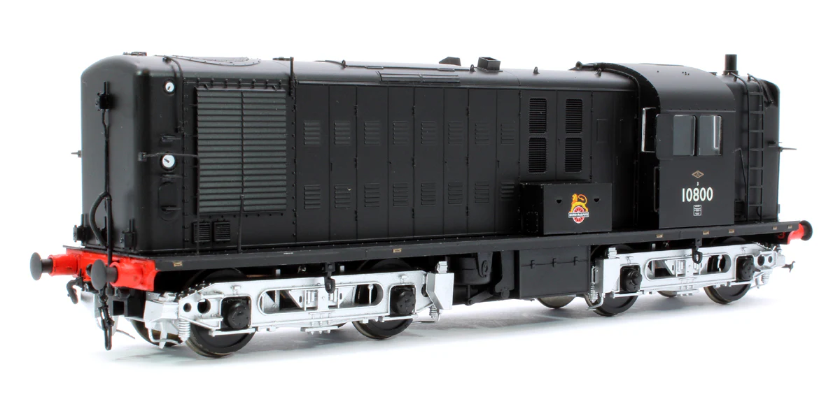 1080 North British Prototype 10800 BR Early Emblem Black with Silver Bogies (SR/LMR Post 1954) Diesel Locomotive