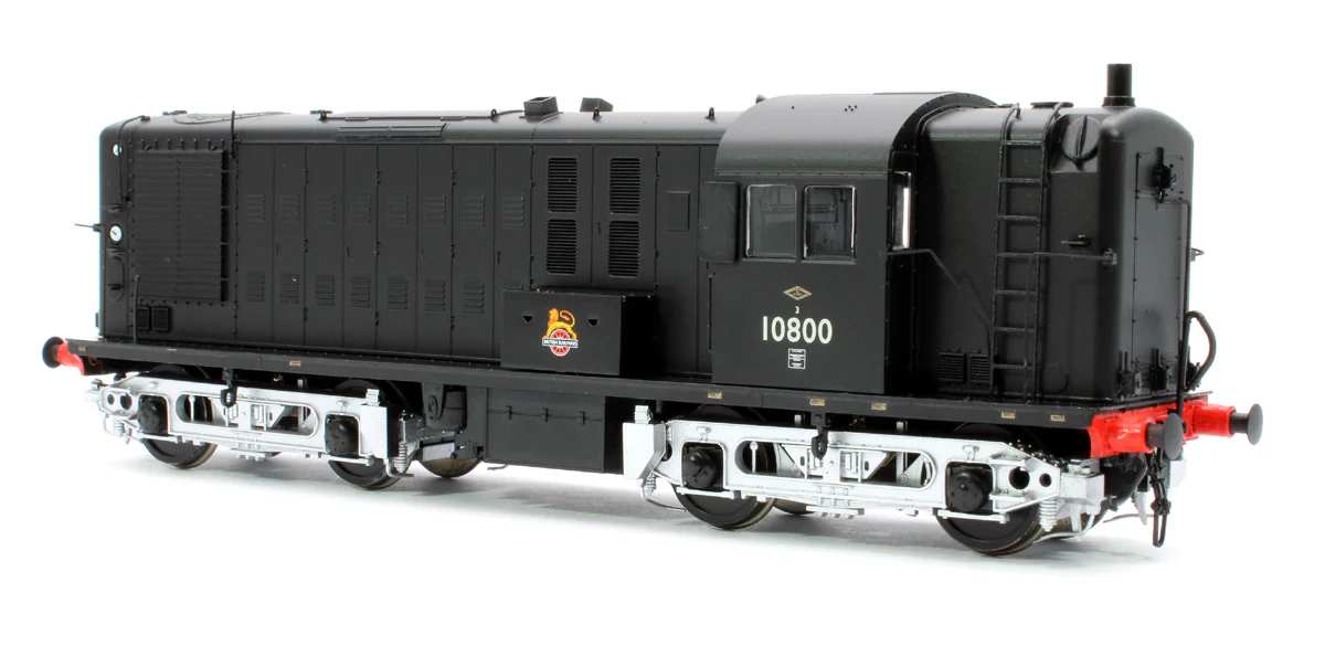 1080 North British Prototype 10800 BR Early Emblem Black with Silver Bogies (SR/LMR Post 1954) Diesel Locomotive - Image 2