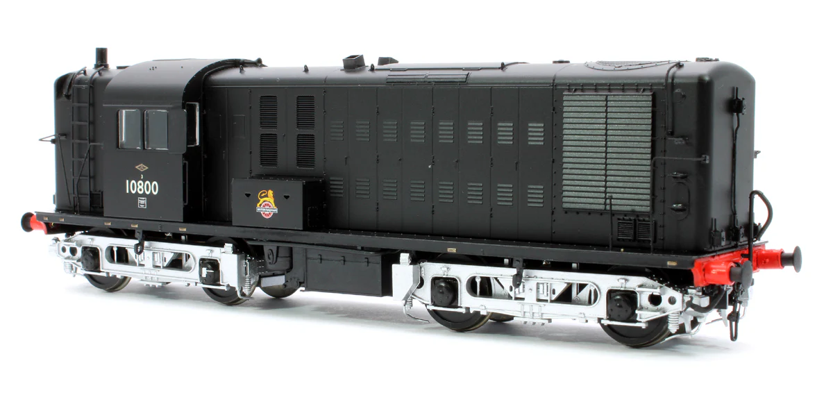 1080 North British Prototype 10800 BR Early Emblem Black with Silver Bogies (SR/LMR Post 1954) Diesel Locomotive - Image 4