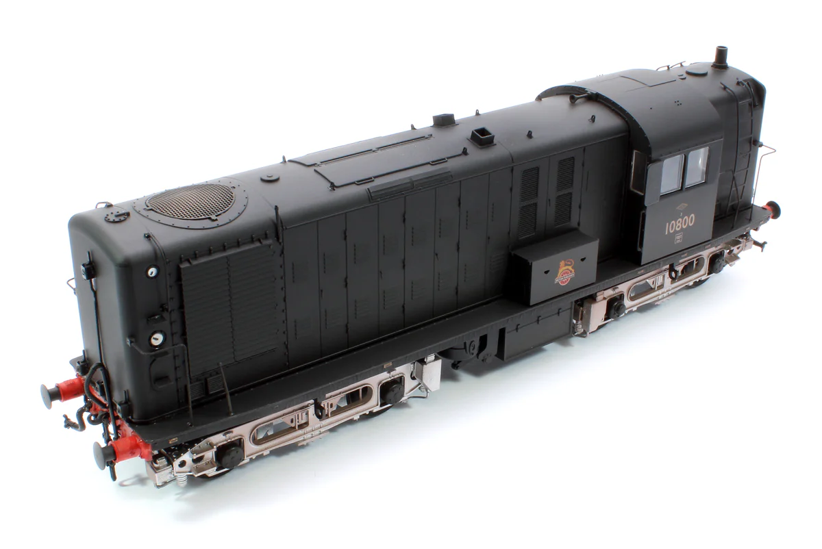 1081 North British Prototype 10800 BR Early Emblem Black with Silver Bogies (SR/LMR Post-1954) Diesel Locomotive - Weathered - Image 10
