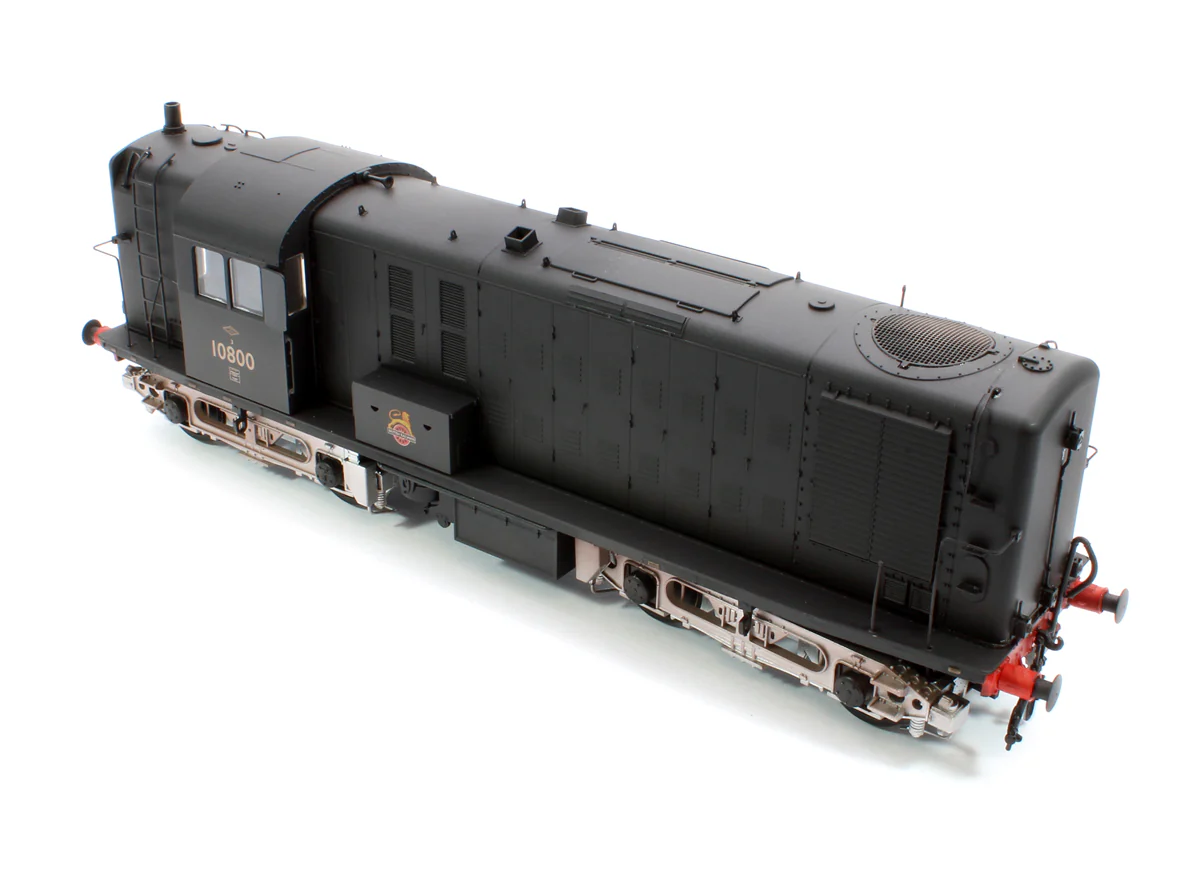 1081 North British Prototype 10800 BR Early Emblem Black with Silver Bogies (SR/LMR Post-1954) Diesel Locomotive - Weathered - Image 11