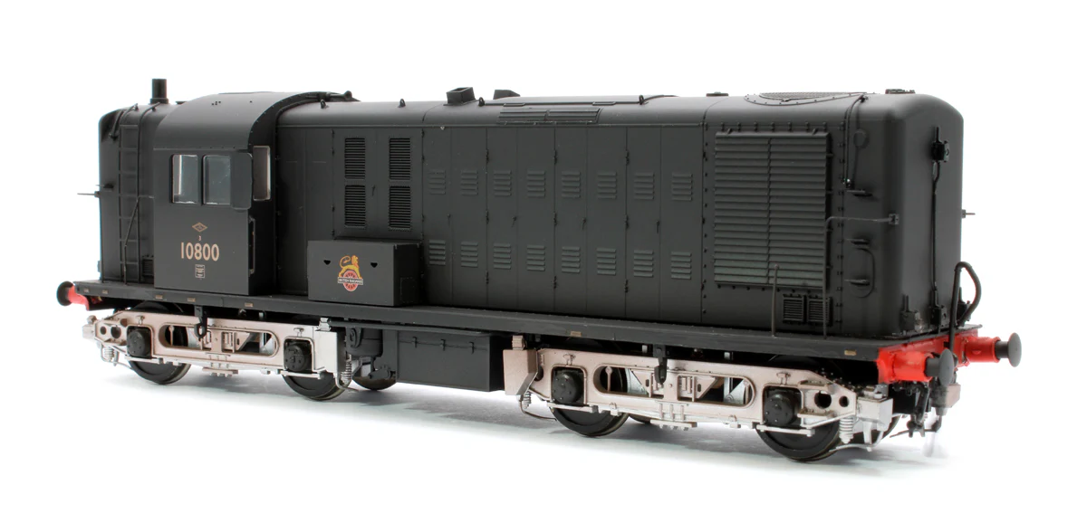 1081 North British Prototype 10800 BR Early Emblem Black with Silver Bogies (SR/LMR Post-1954) Diesel Locomotive - Weathered - Image 4