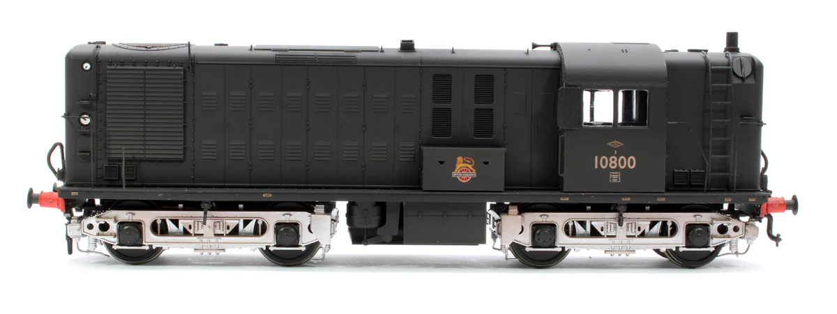 1081 North British Prototype 10800 BR Early Emblem Black with Silver Bogies (SR/LMR Post-1954) Diesel Locomotive - Weathered - Image 5