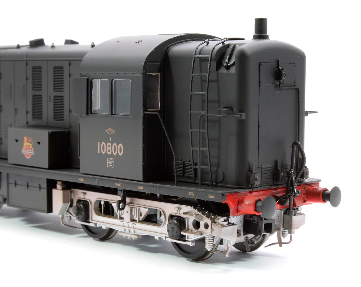 1081 North British Prototype 10800 BR Early Emblem Black with Silver Bogies (SR/LMR Post-1954) Diesel Locomotive - Weathered - Image 7