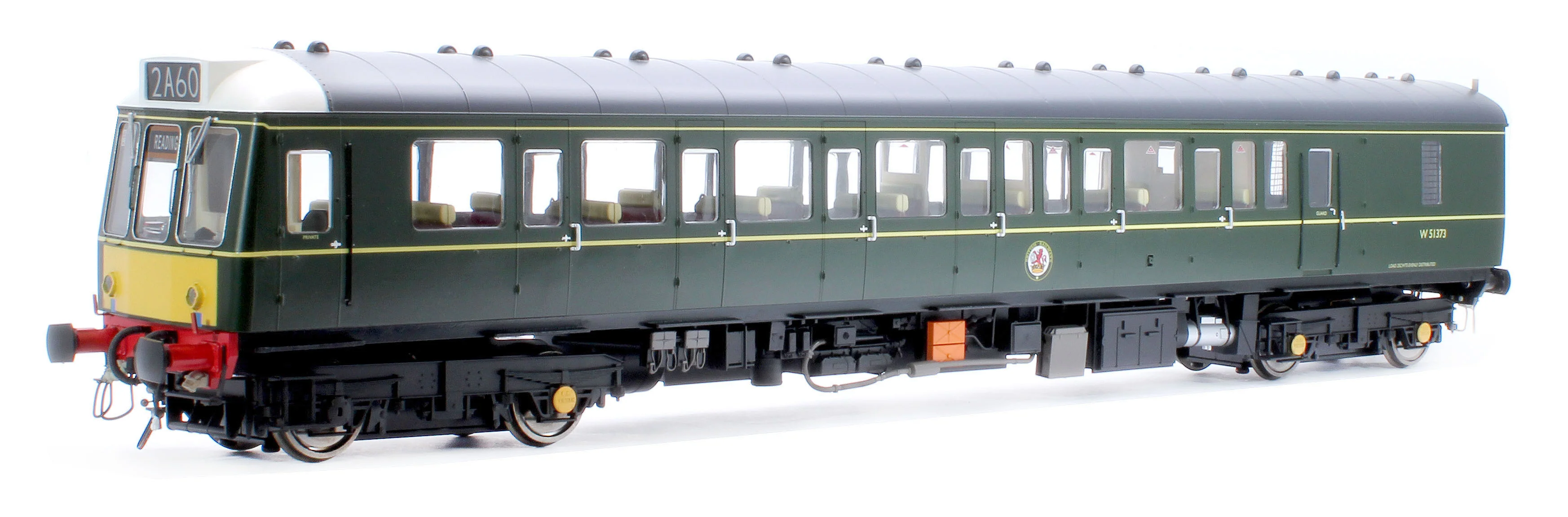 1176 Class 117 BR Green (Small Yellow Panel) 3 Car DMU - Image 2