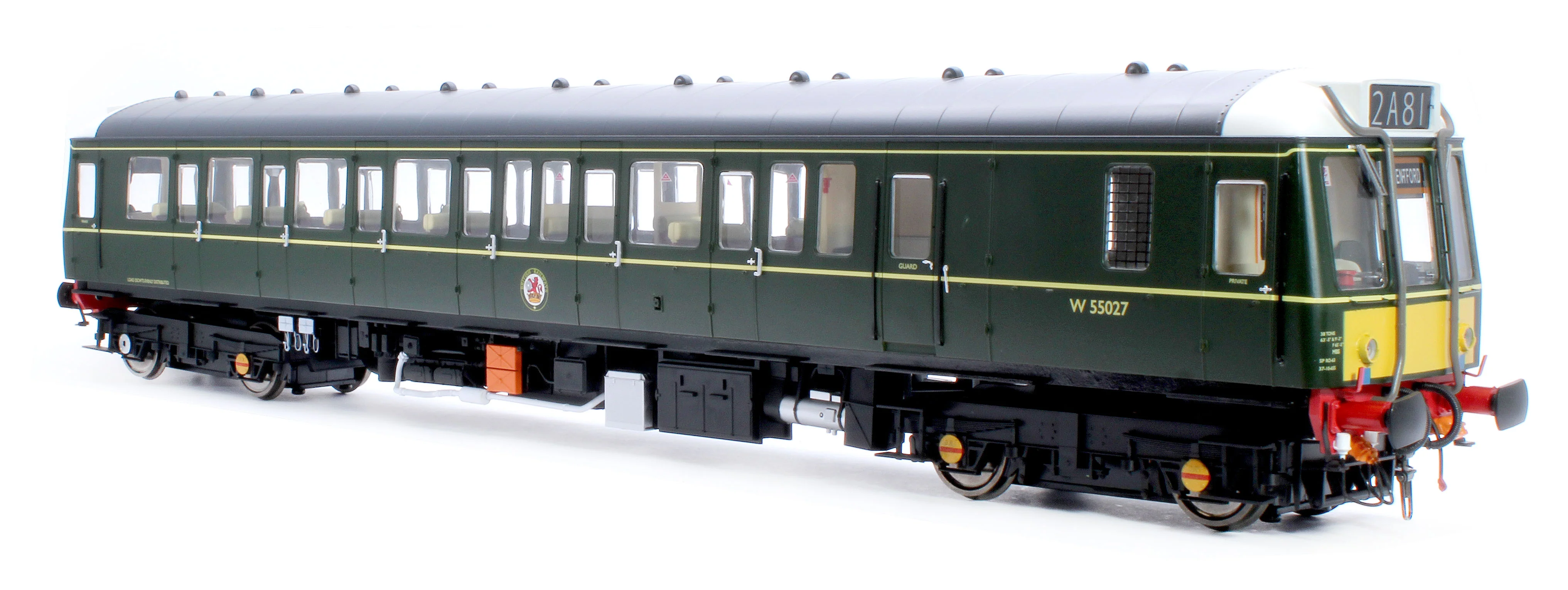 1211 Class 121 BR Green (Small Yellow Panel) Single Car DMU W55027 - Image 2