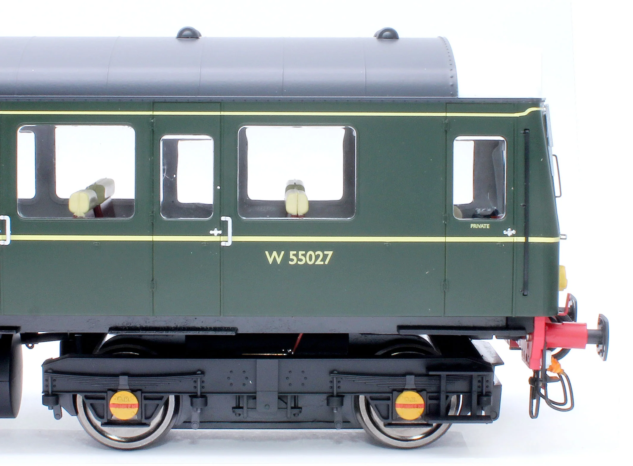 1211 Class 121 BR Green (Small Yellow Panel) Single Car DMU W55027 - Image 6