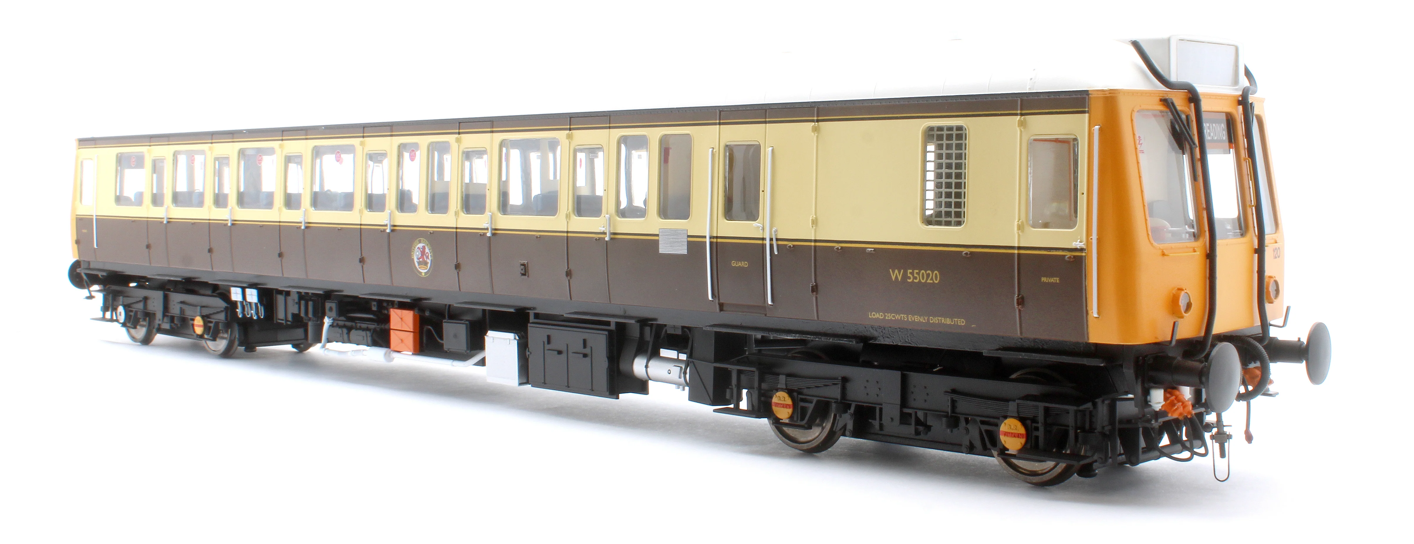 1215 Class 121 GWR150 Chocolate/Cream Single Car DMU W55020 - Image 4