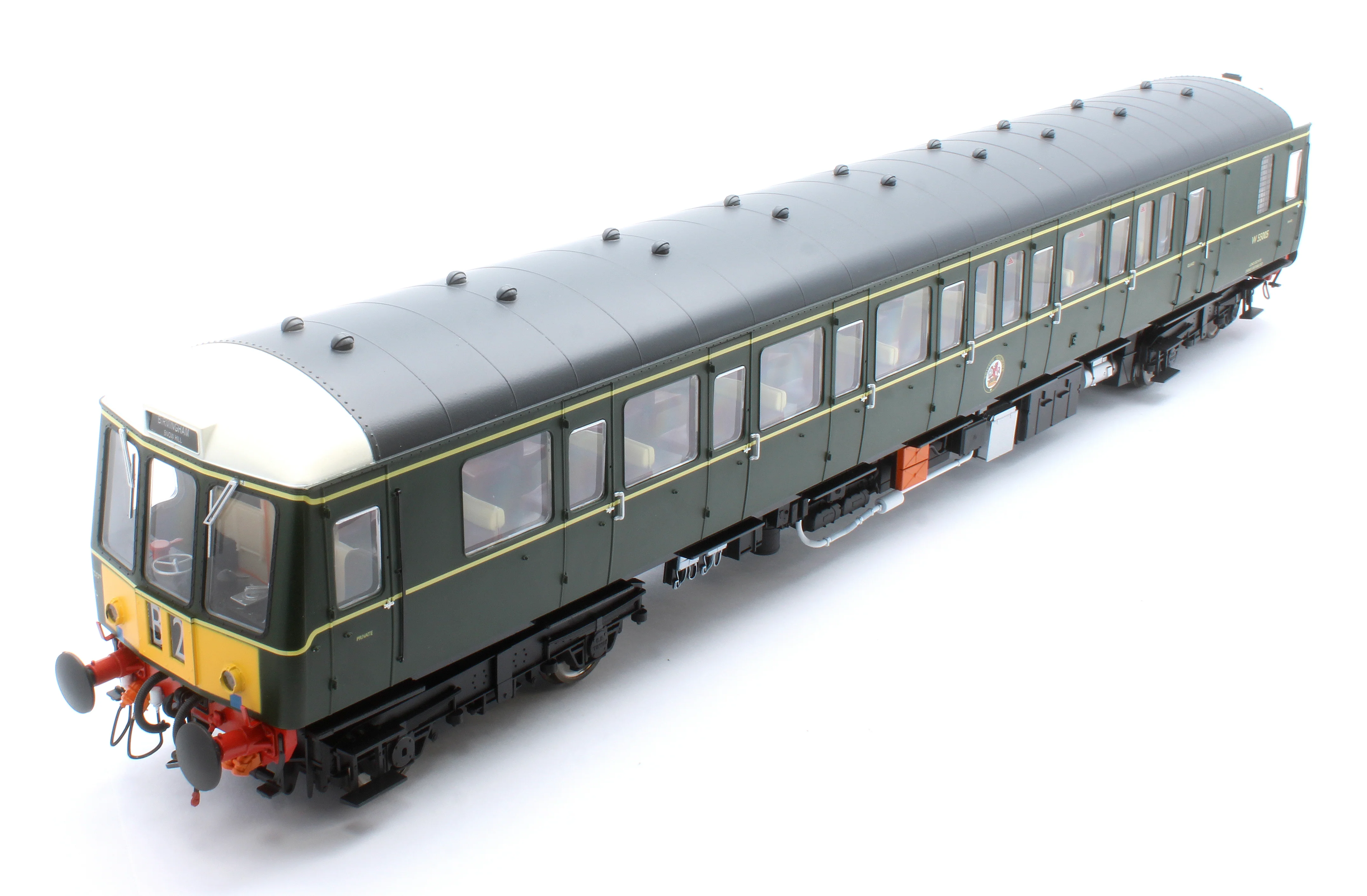 1221 Class 122 BR Green (Small Yellow Panel) Single Car DMU W55005 - Image 9