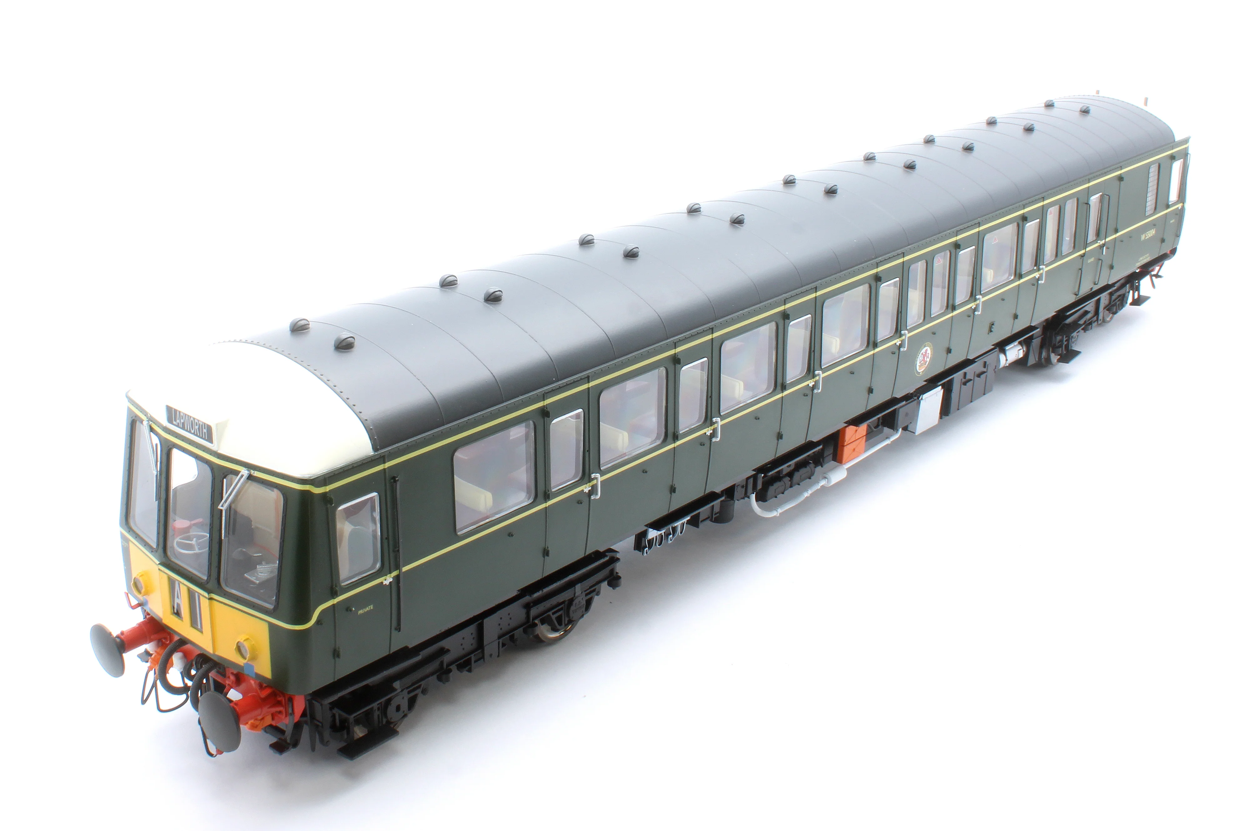 1225 Class 122 BR Green (Small Yellow Panel) Single Car DMU W55004 - Image 9