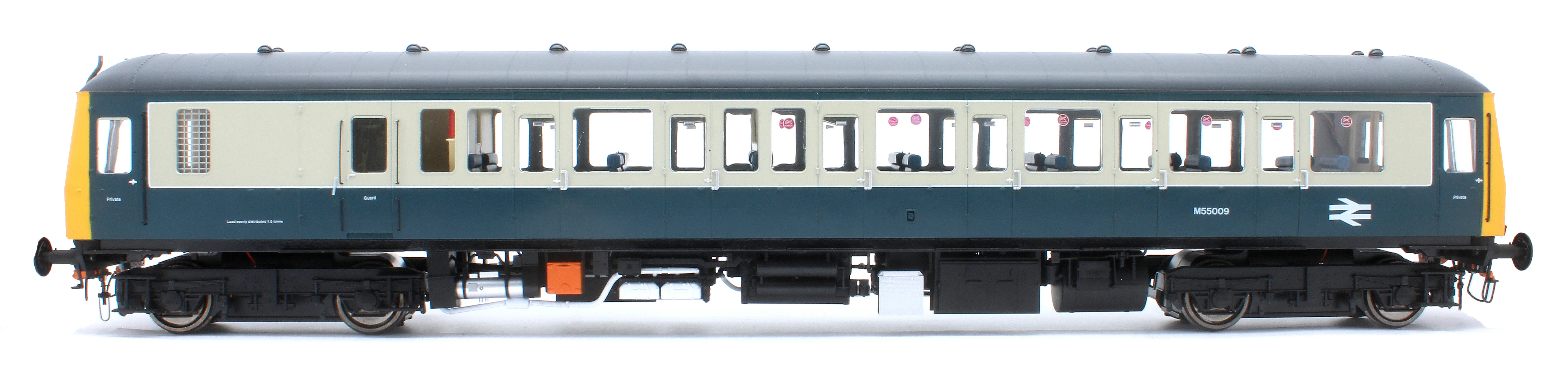 1231 Class 122 Br Blue/Grey Single Car DMU M55009 - Image 6