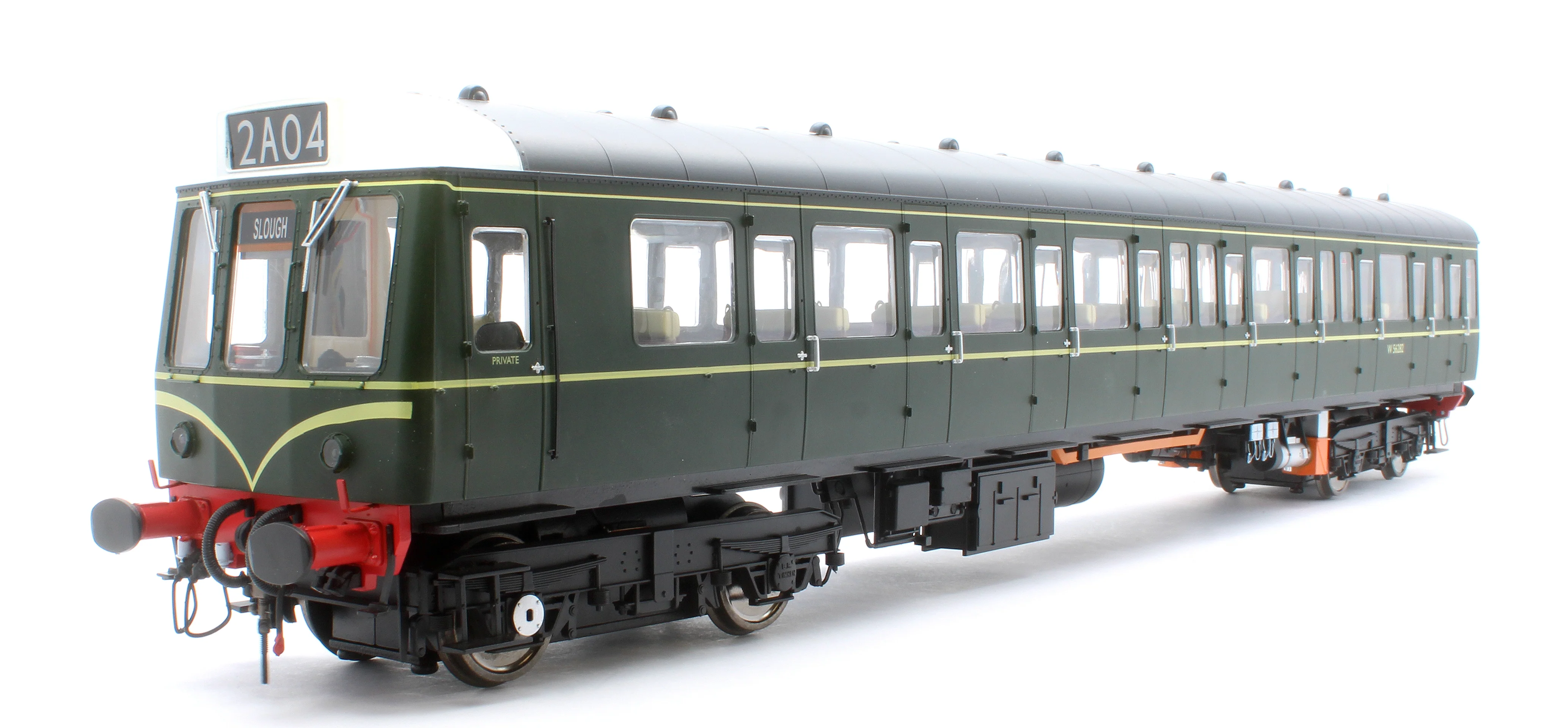 1240 Class 149 BR Green (Speed Whiskers) Unpowered DMU Trailer Car W56282