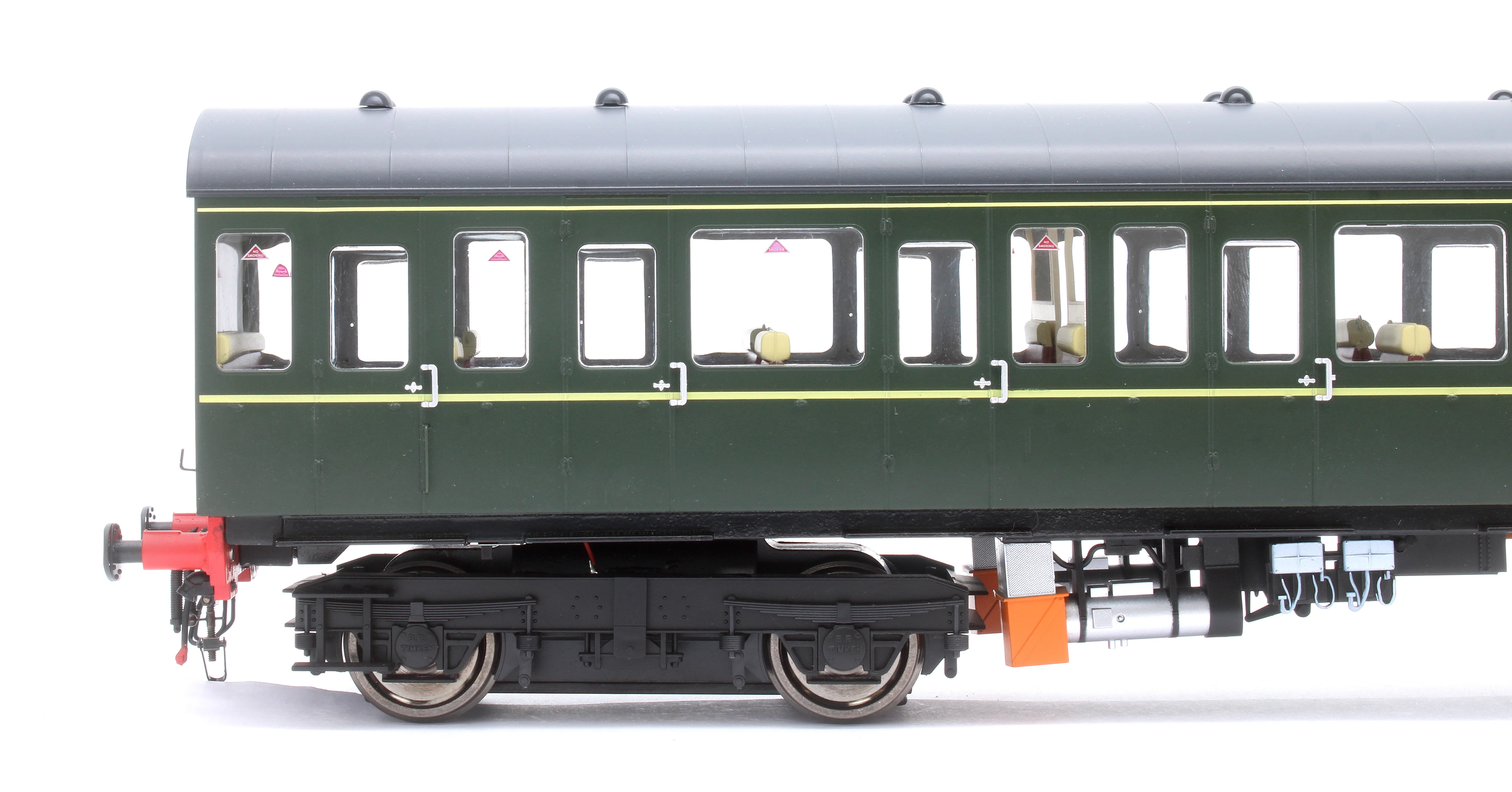 1240 Class 149 BR Green (Speed Whiskers) Unpowered DMU Trailer Car W56282 - Image 7